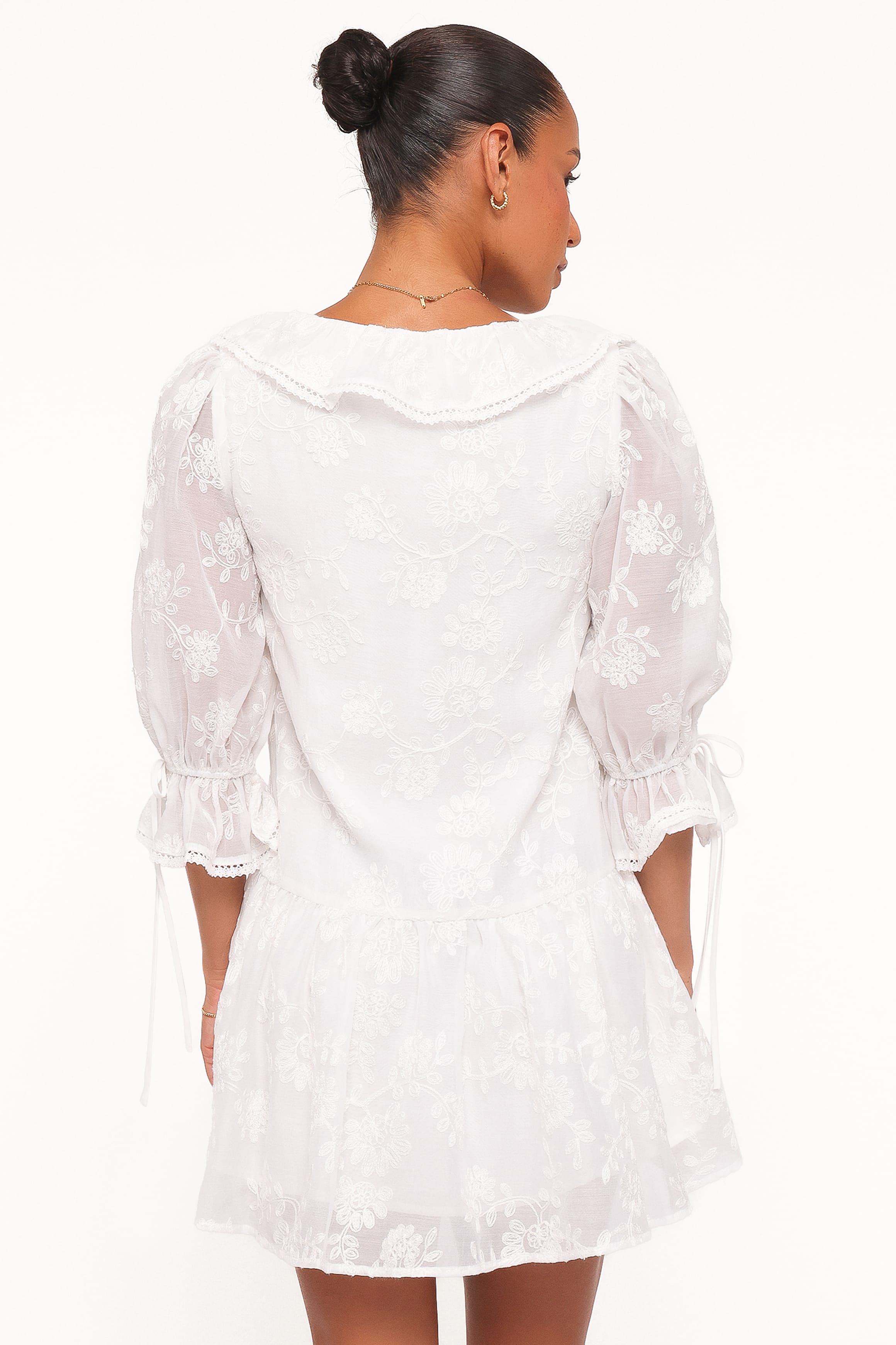 Petal and Pup USA DRESSES Frenchy Mini Dress - White