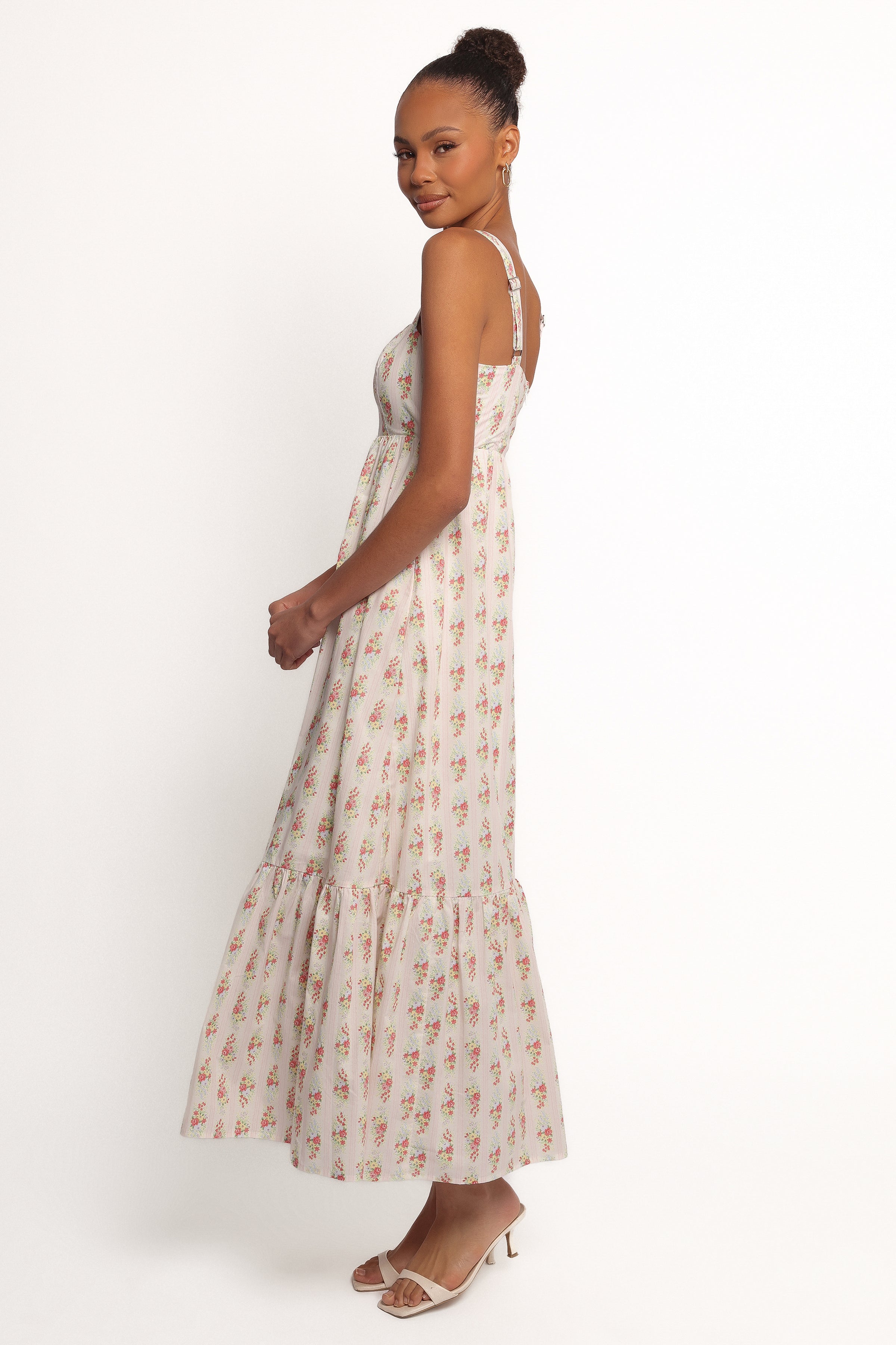 Petal and Pup USA DRESSES Gabriela Maxi Dress - Off White (Hold for Amazon)