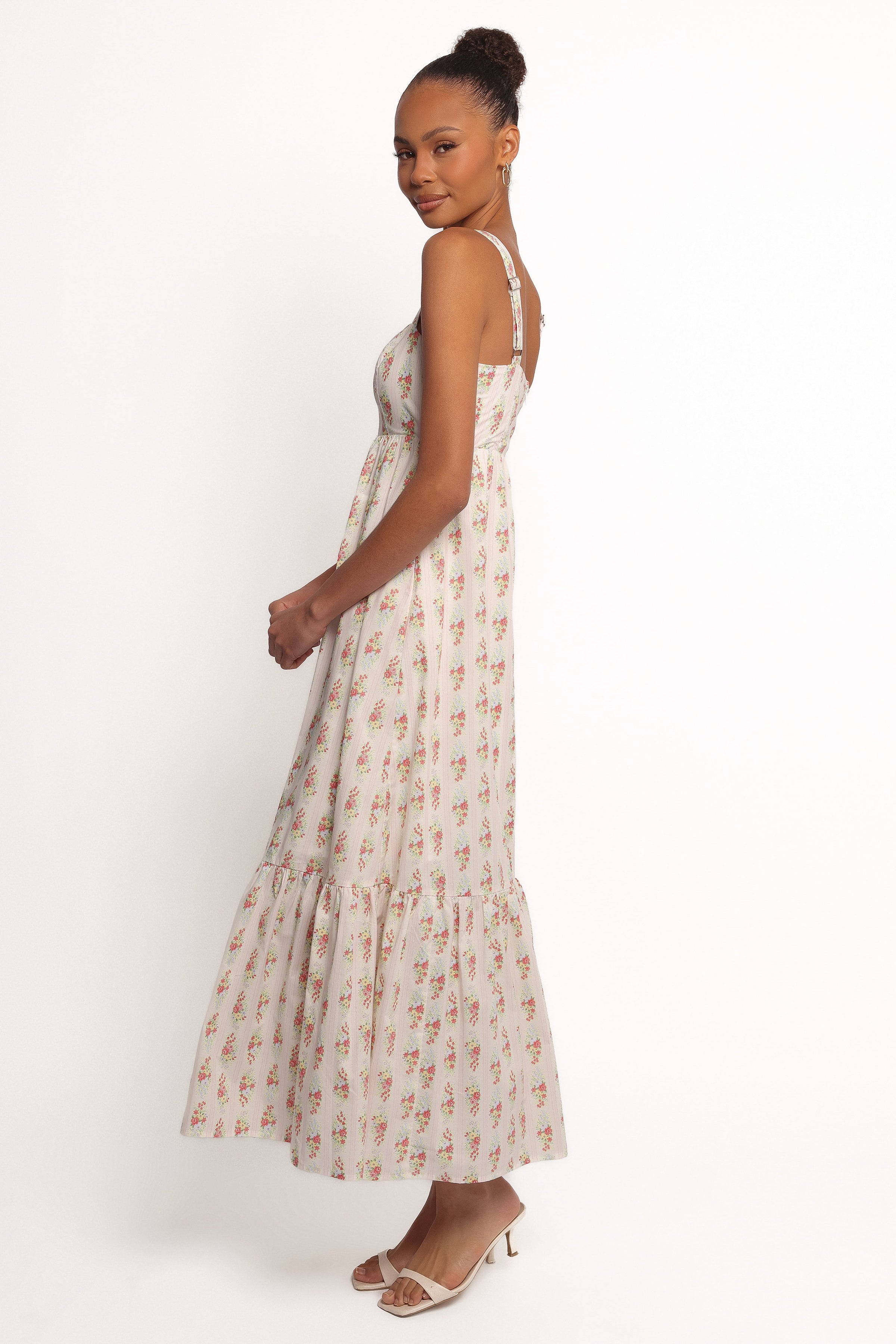 Petal and Pup USA DRESSES Gabriela Maxi Dress - Off White (Hold for Amazon)