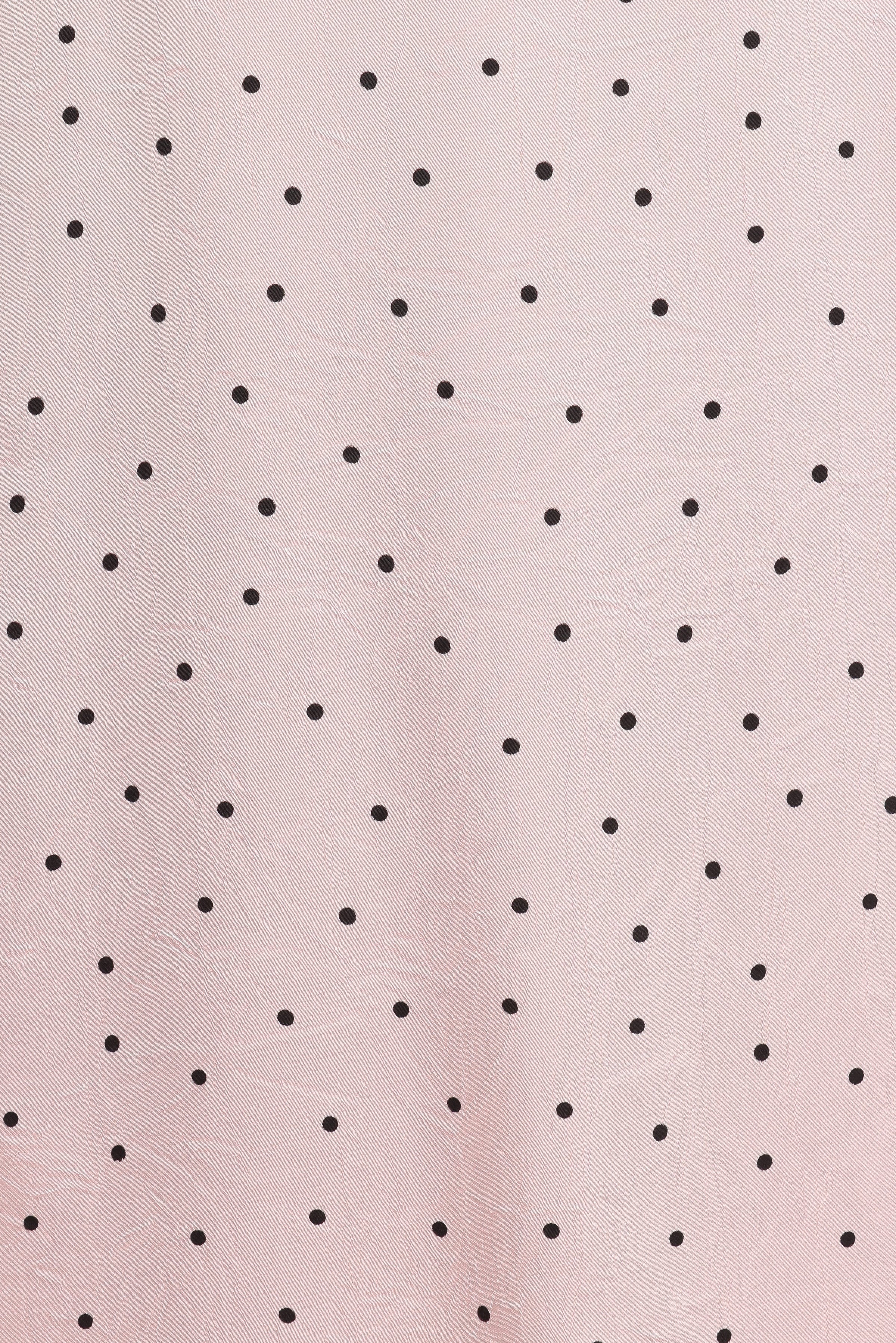 Petal and Pup USA DRESSES Gabrielle Mini Dress - Pink Polka Dot
