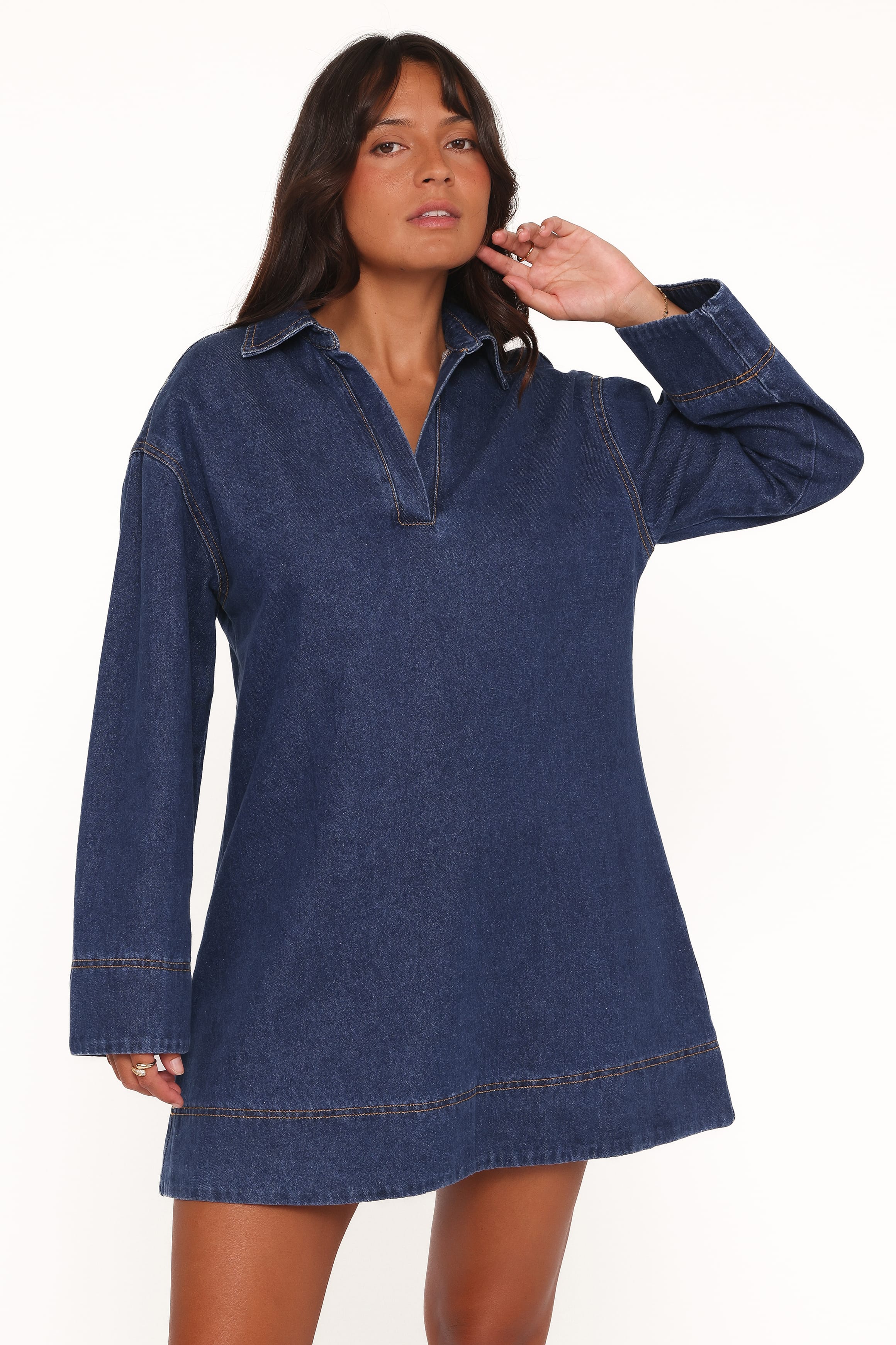 Petal and Pup USA DRESSES Genesis Mini Dress - Indigo