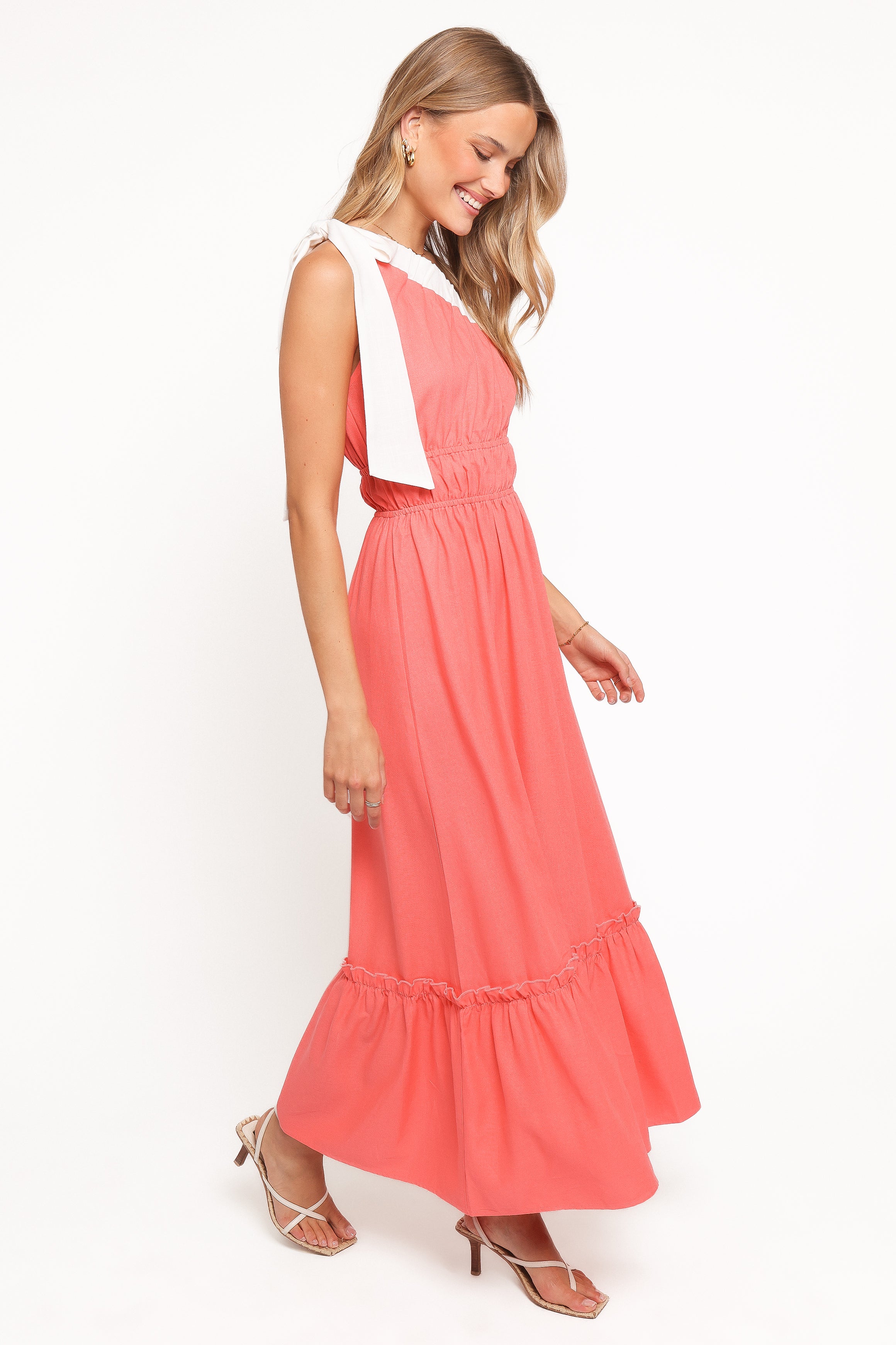 Petal and Pup USA DRESSES Gilda Maxi Dress - Coral