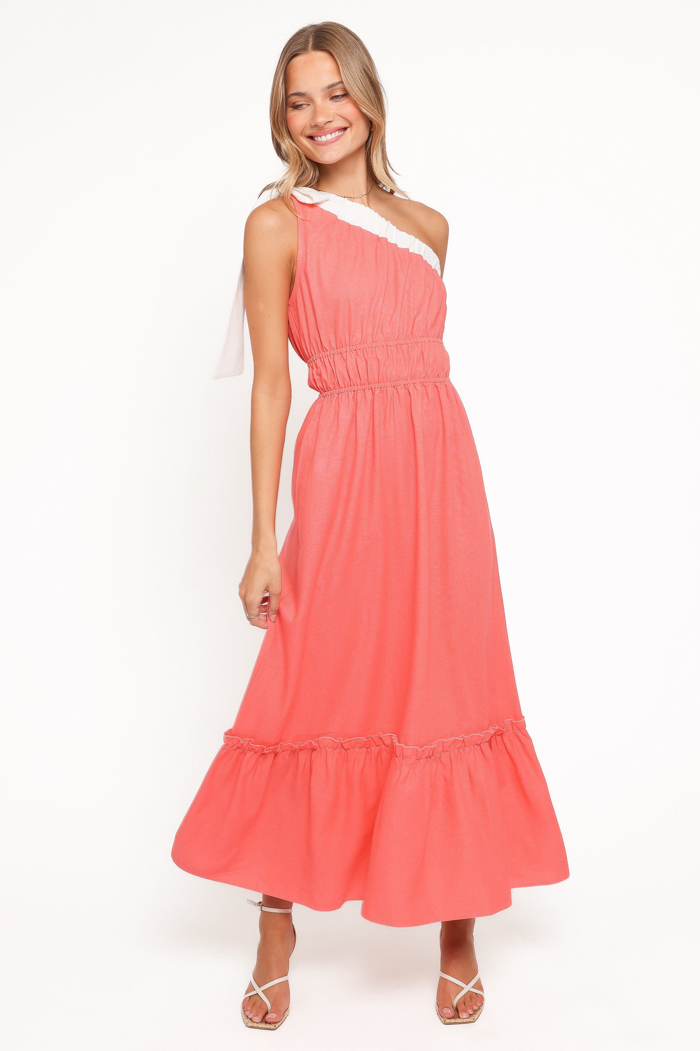 Petal and Pup USA DRESSES Gilda Maxi Dress - Coral
