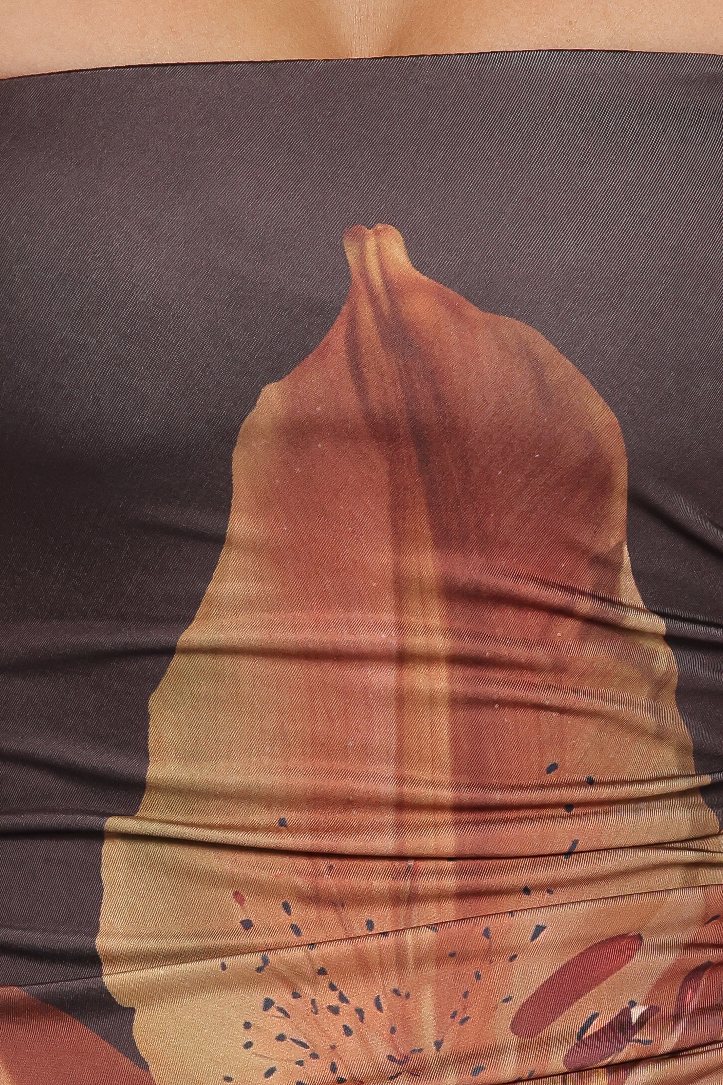 Petal and Pup USA DRESSES Ginny Strapless Maxi Dress - Brown