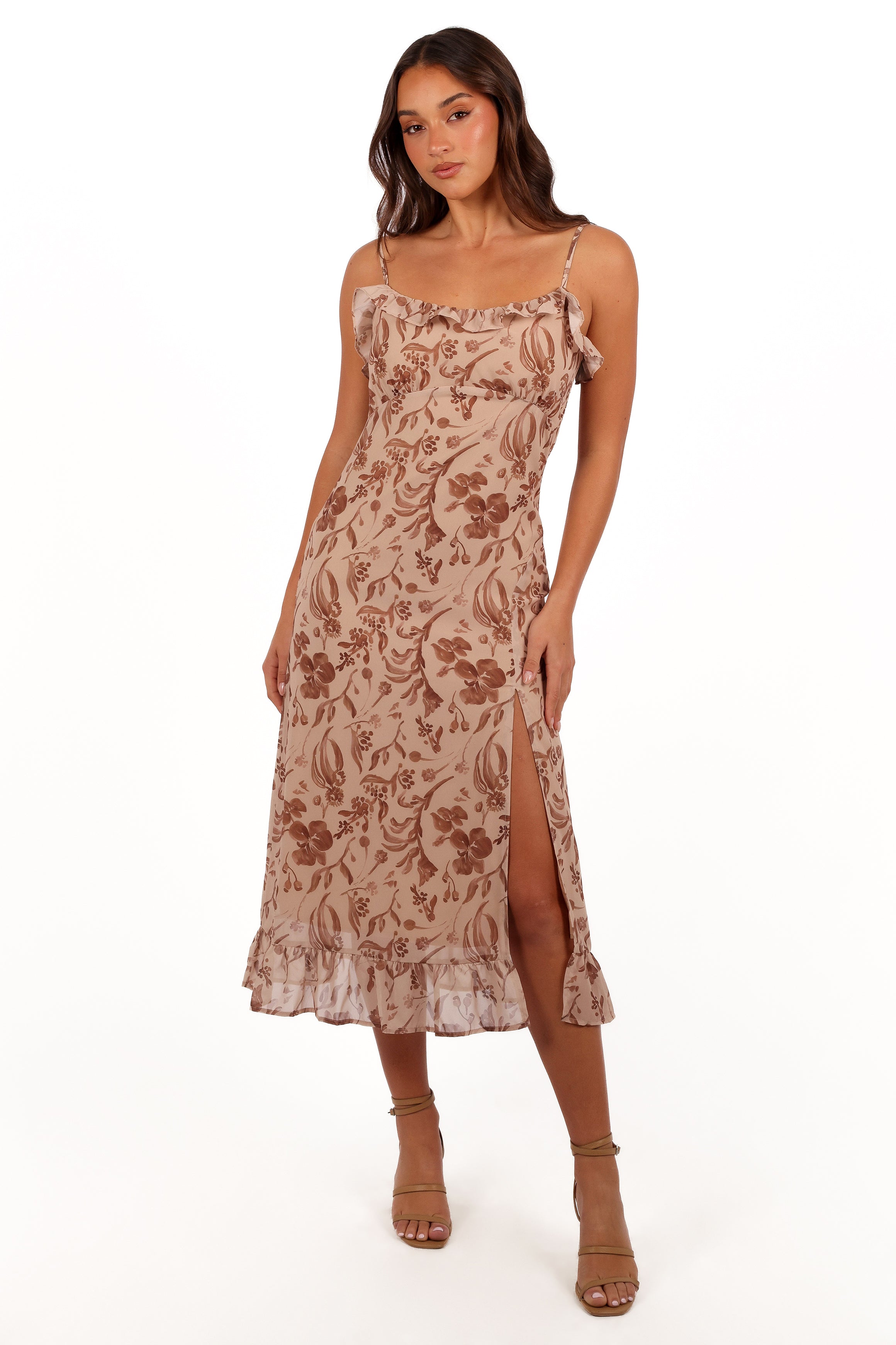 Petal and Pup USA DRESSES Grace Midi Dress - Wild Orchid