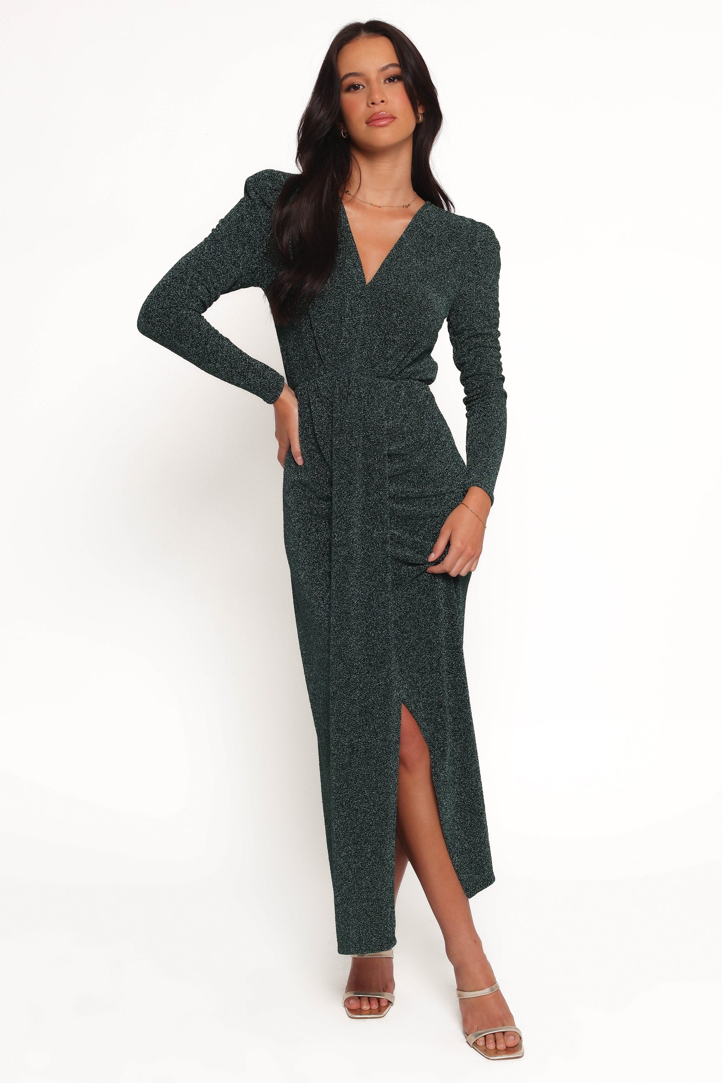 Petal and Pup USA DRESSES Grayson Maxi Dress - Emerald