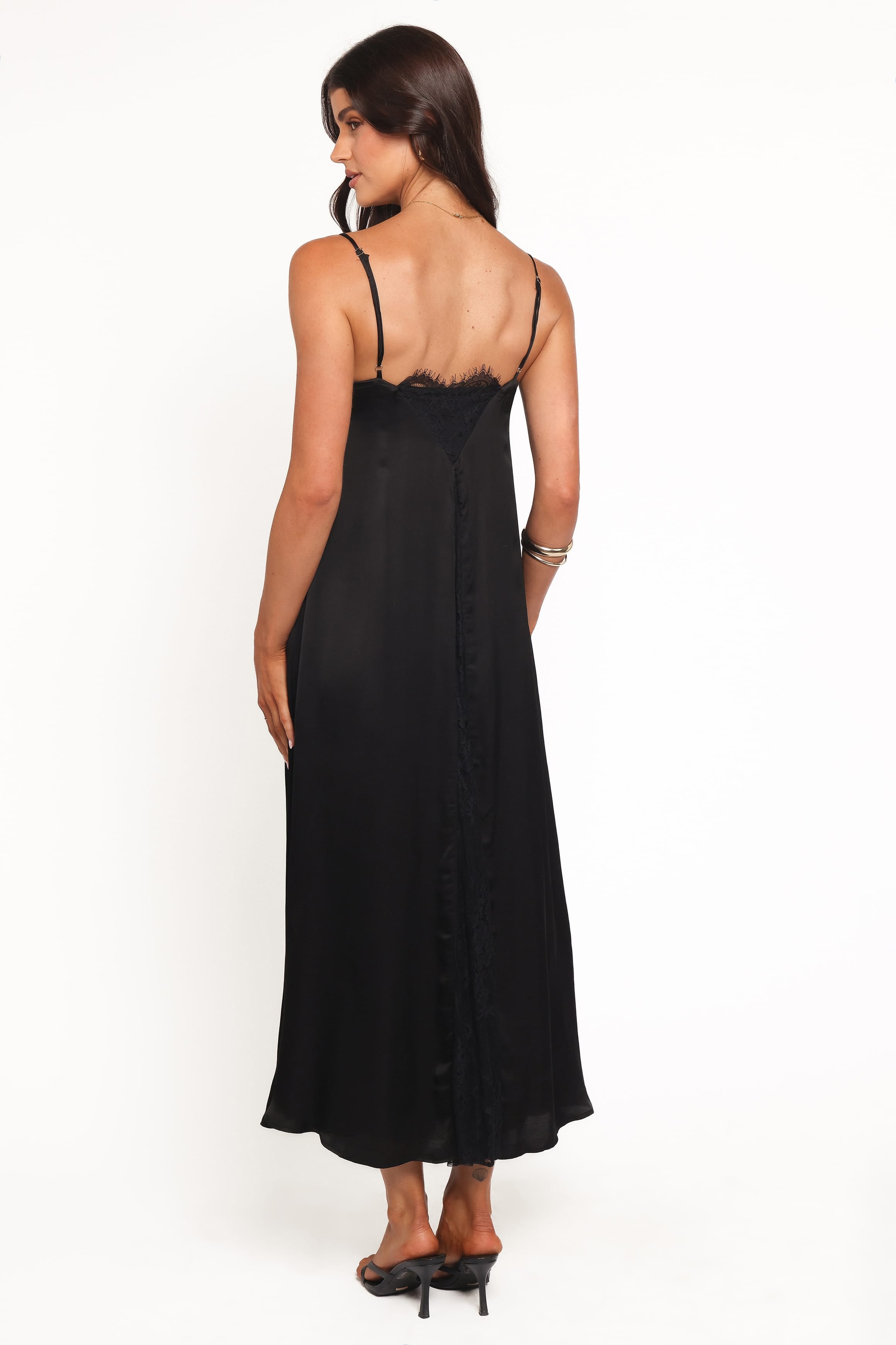 Petal and Pup USA DRESSES Halsey Midi Dress - Black