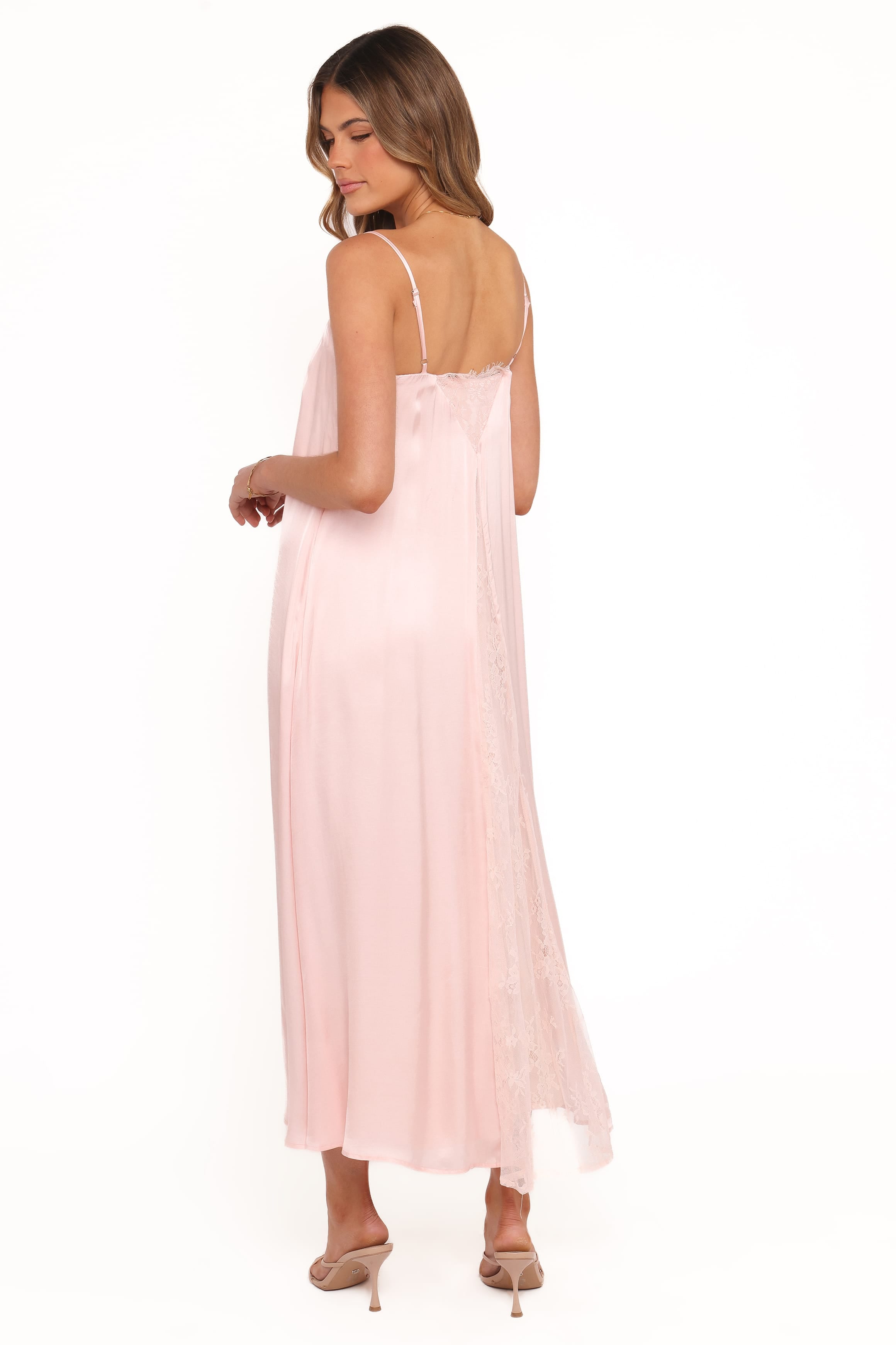 Petal and Pup USA DRESSES Halsey Midi Dress - Pink