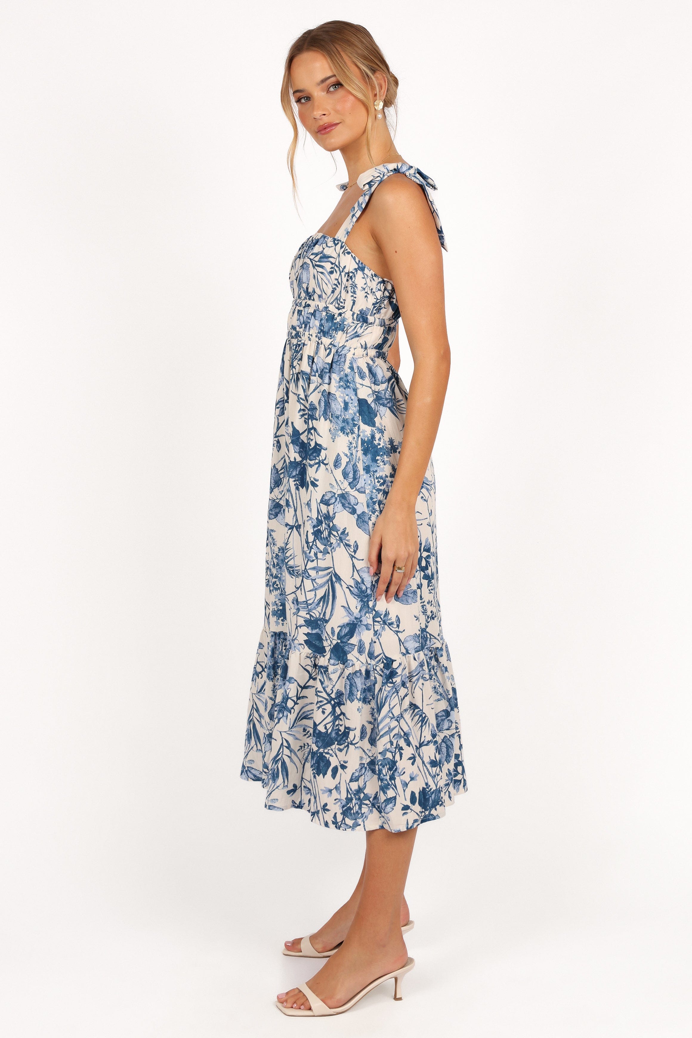 Petal and Pup USA DRESSES Harlowe Midi Dress - Porcelain Blue