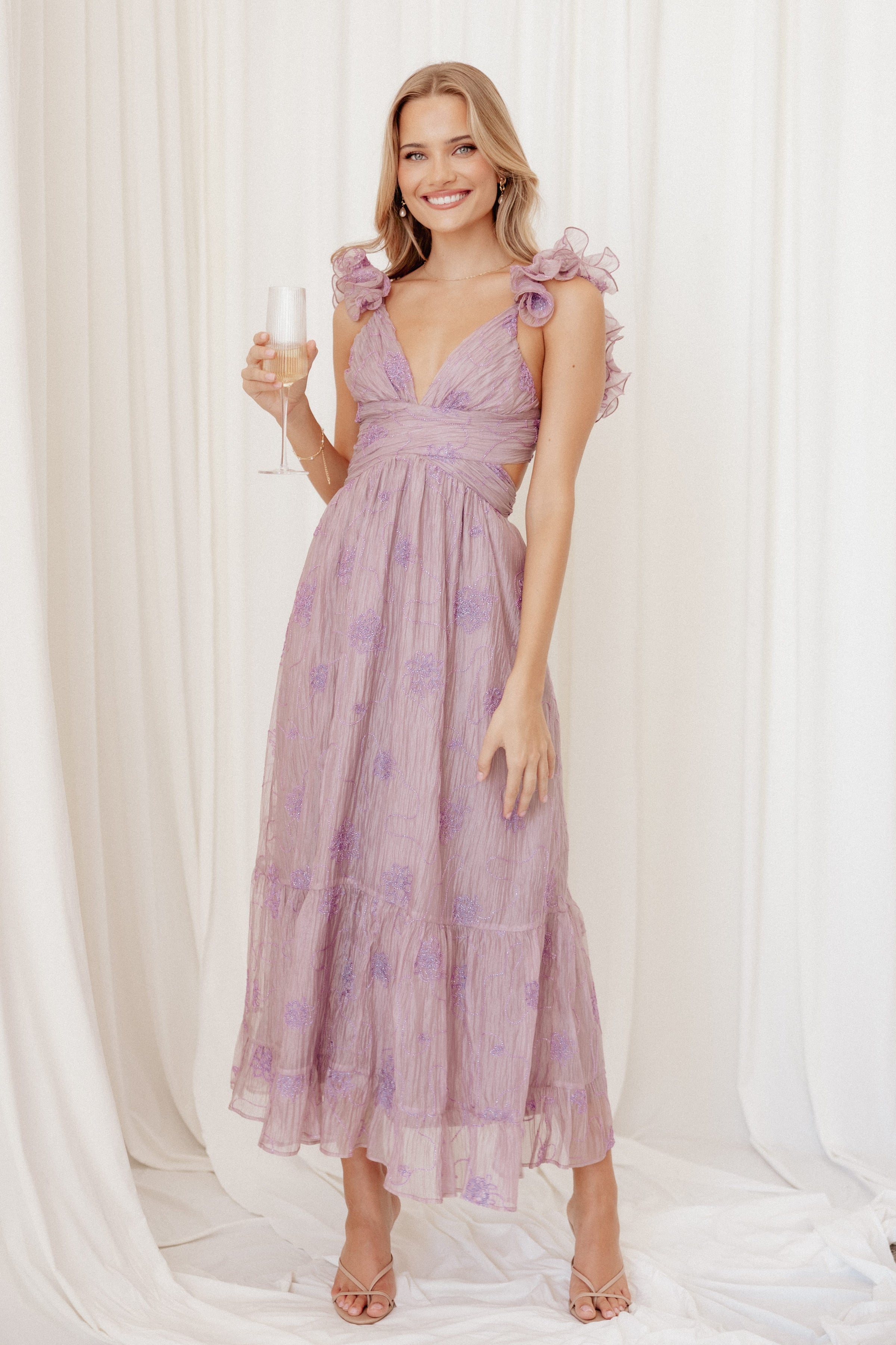 Petal and Pup USA DRESSES Harmony Maxi Dress - Lilac