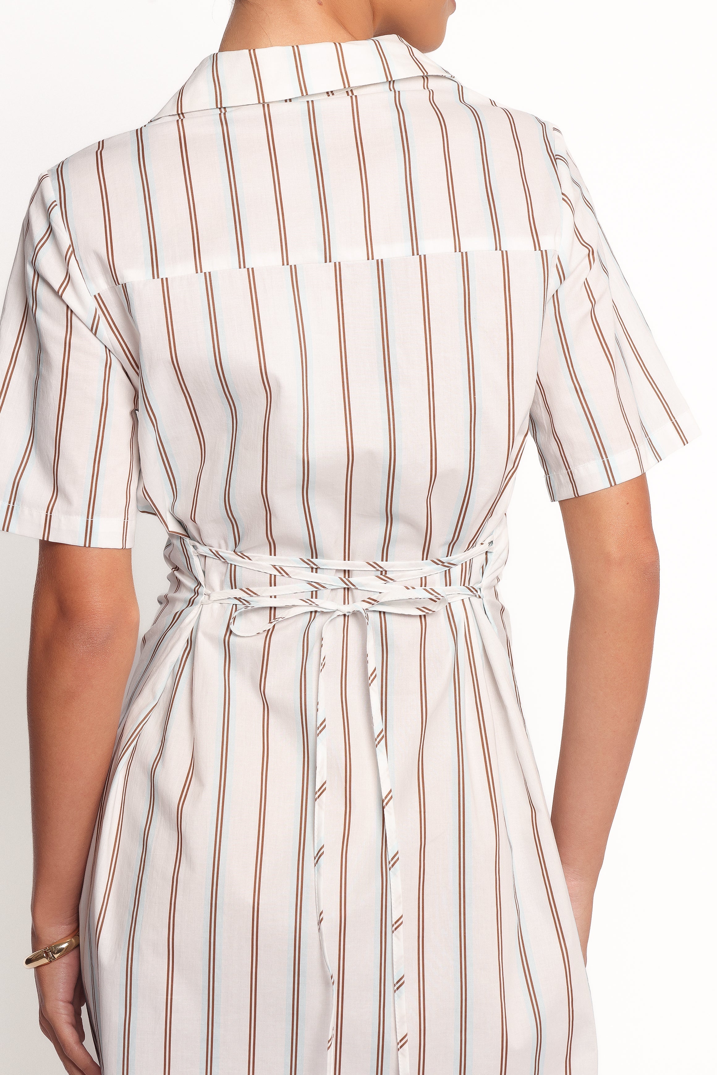 Petal and Pup USA DRESSES Hayes Mini Dress - Blue Stripe (Hold for Amazon)