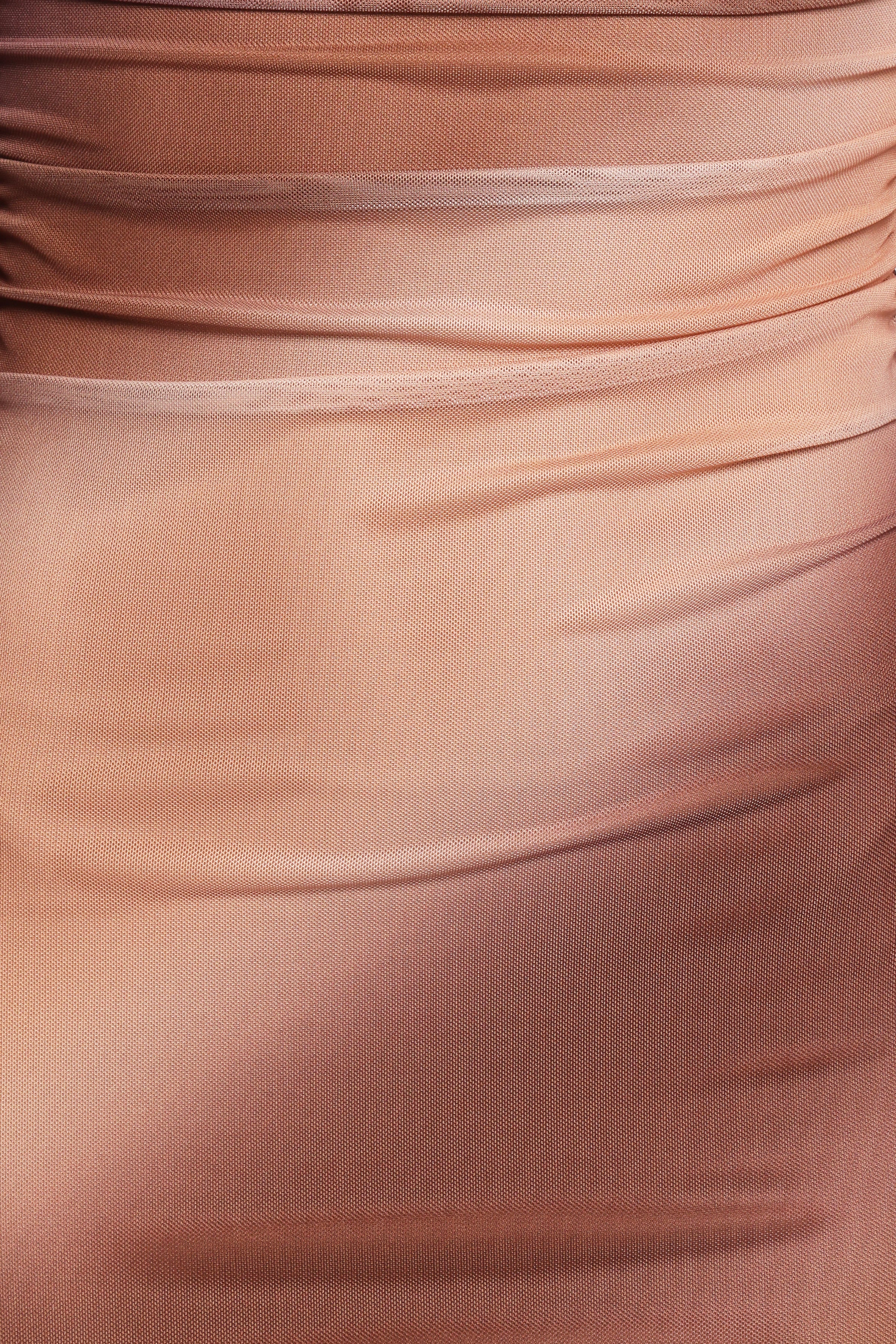 Petal and Pup USA DRESSES Hesper Maxi Dress - Brown Multi