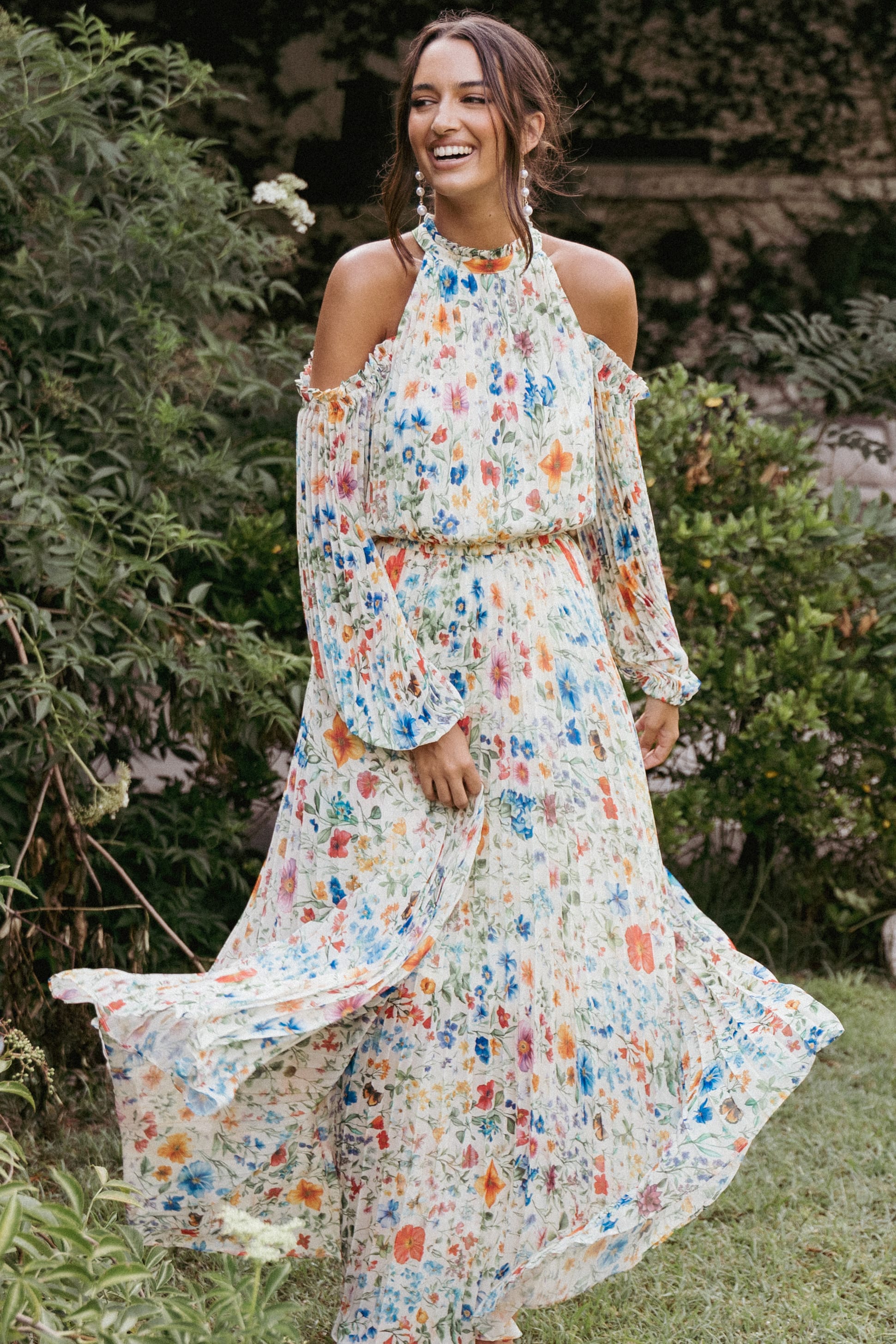 Petal and Pup Women's Hilary Pleated Maxi Dress Petal and Pup Women's Hilary Pleated Maxi Dress