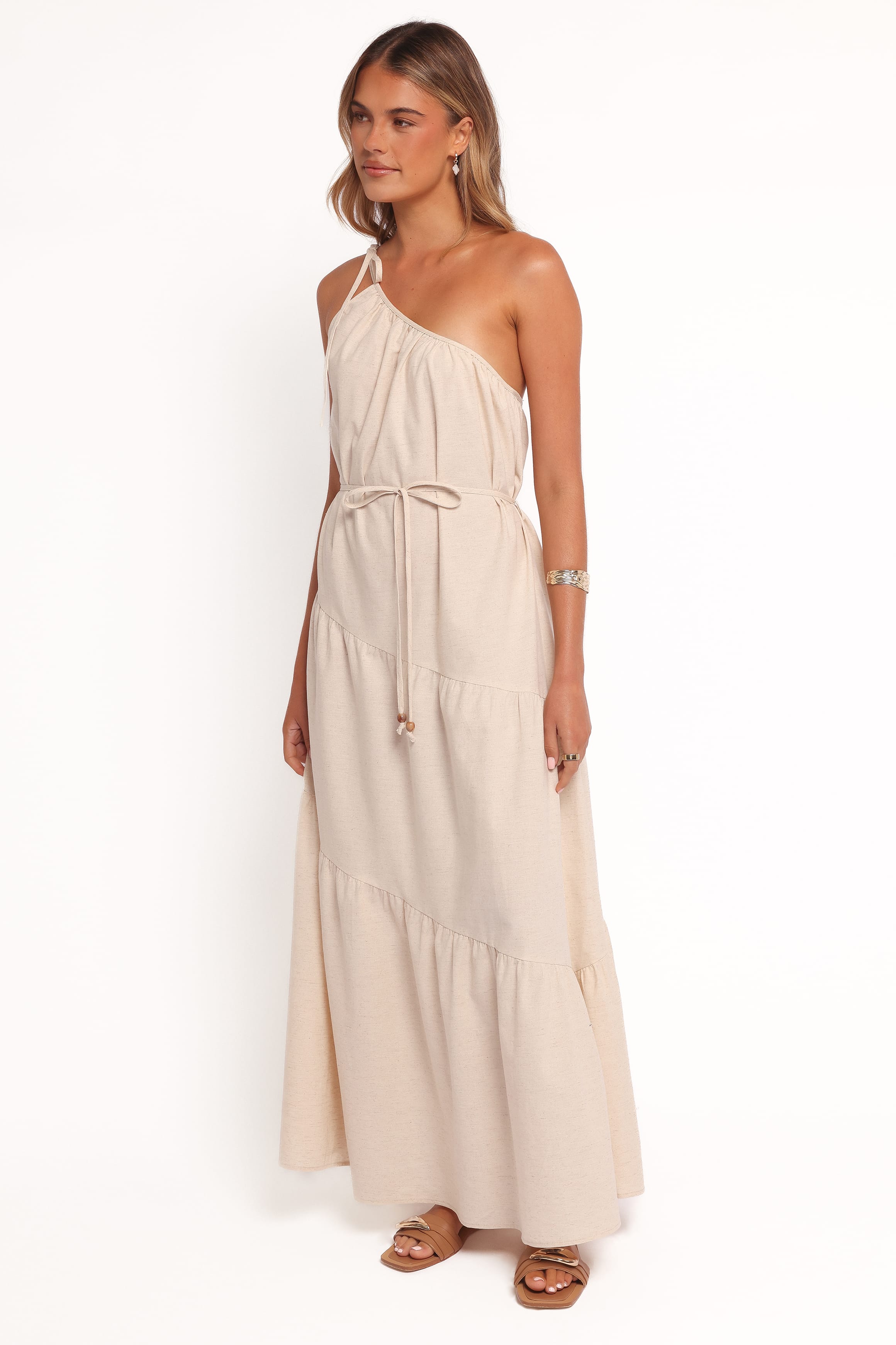 Petal and Pup USA DRESSES Hilde Maxi Dress - Oatmeal