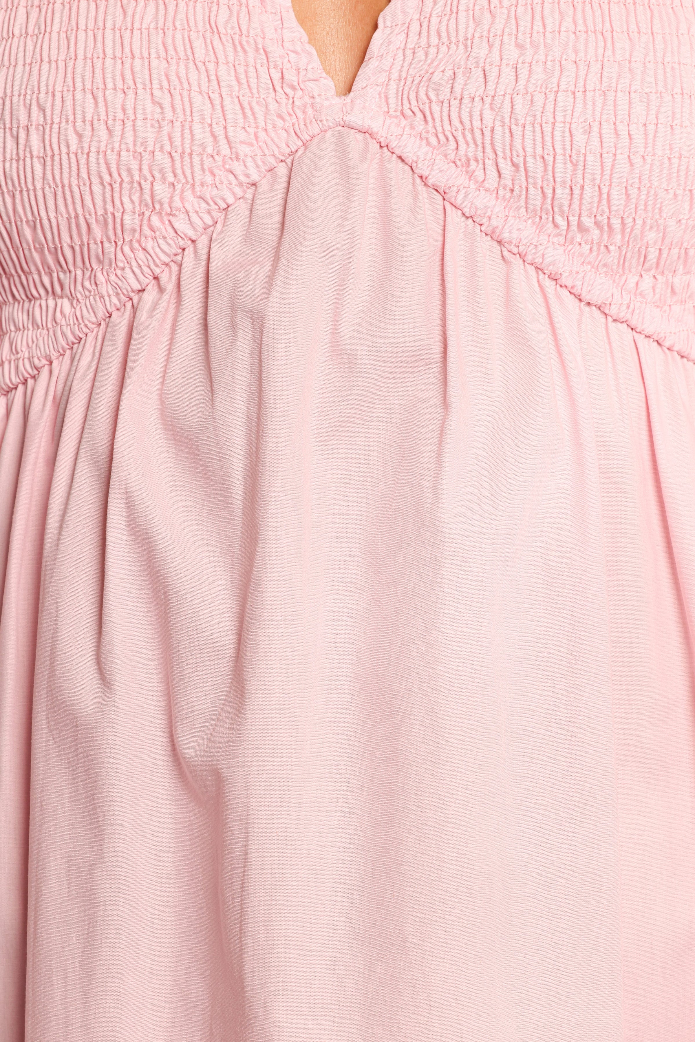 Petal and Pup USA DRESSES Ilyana Long Sleeve Maxi Dress - Pink