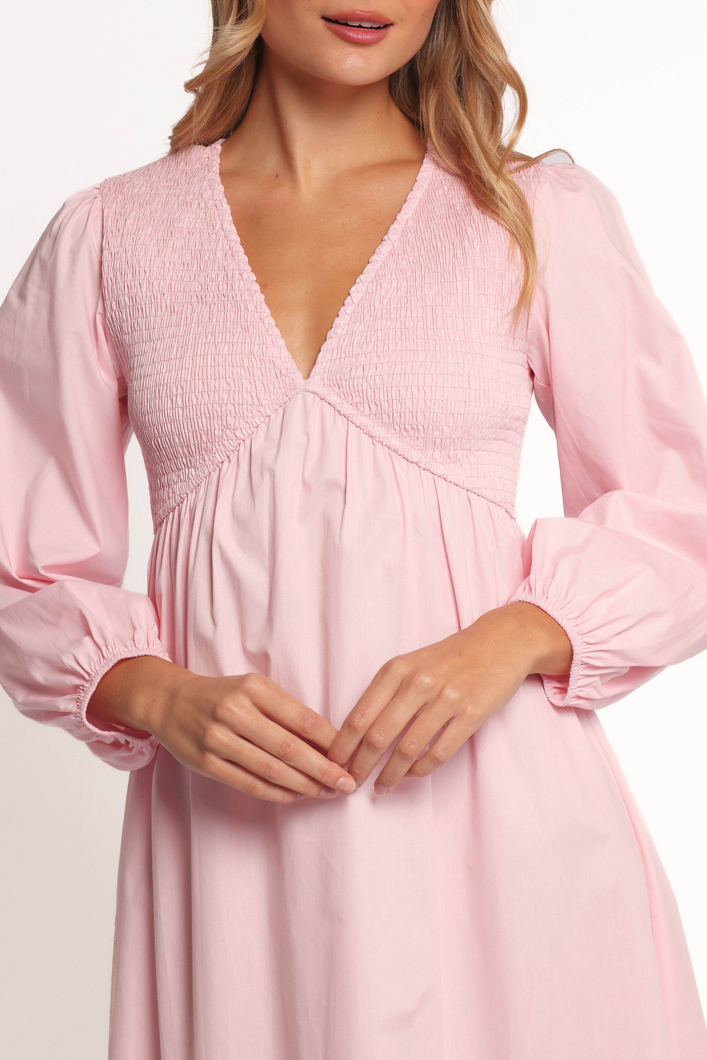 Petal and Pup USA DRESSES Ilyana Long Sleeve Maxi Dress - Pink