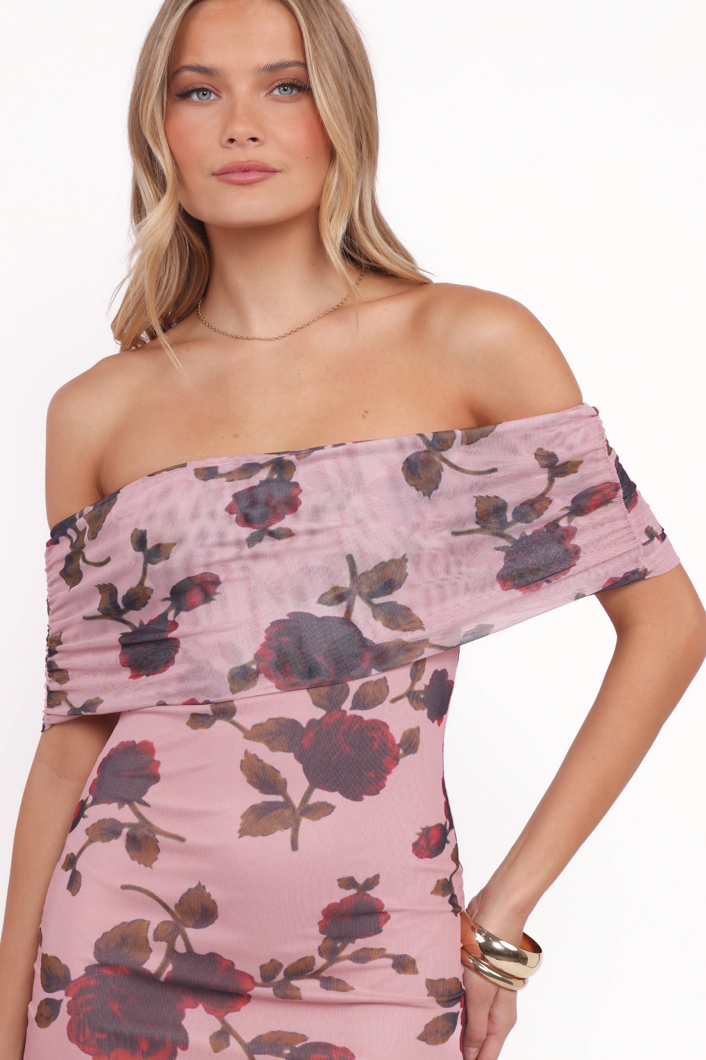 Petal and Pup USA DRESSES Indya Maxi Dress - Pink Floral