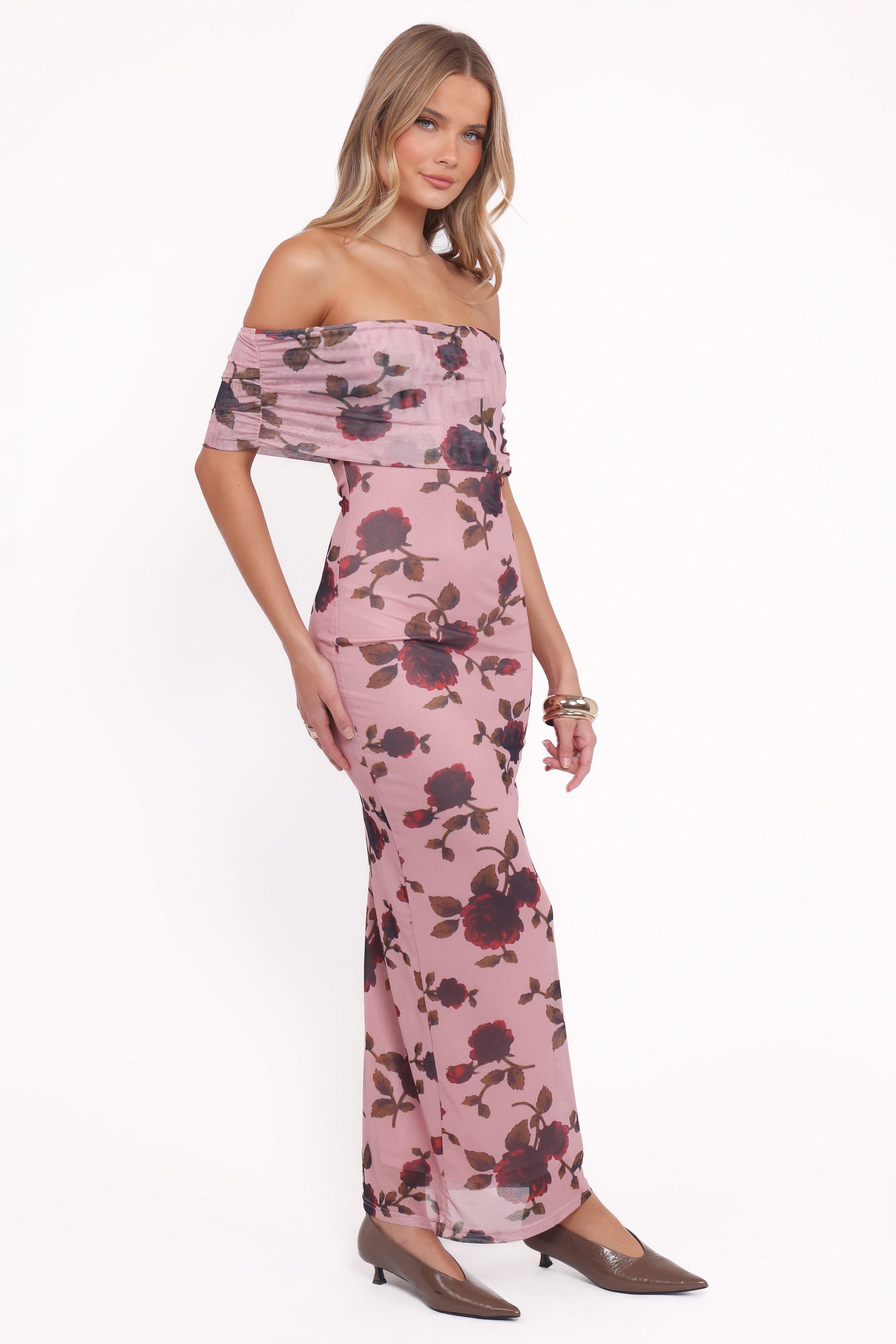 Petal and Pup USA DRESSES Indya Maxi Dress - Pink Floral (Hold for Rack)