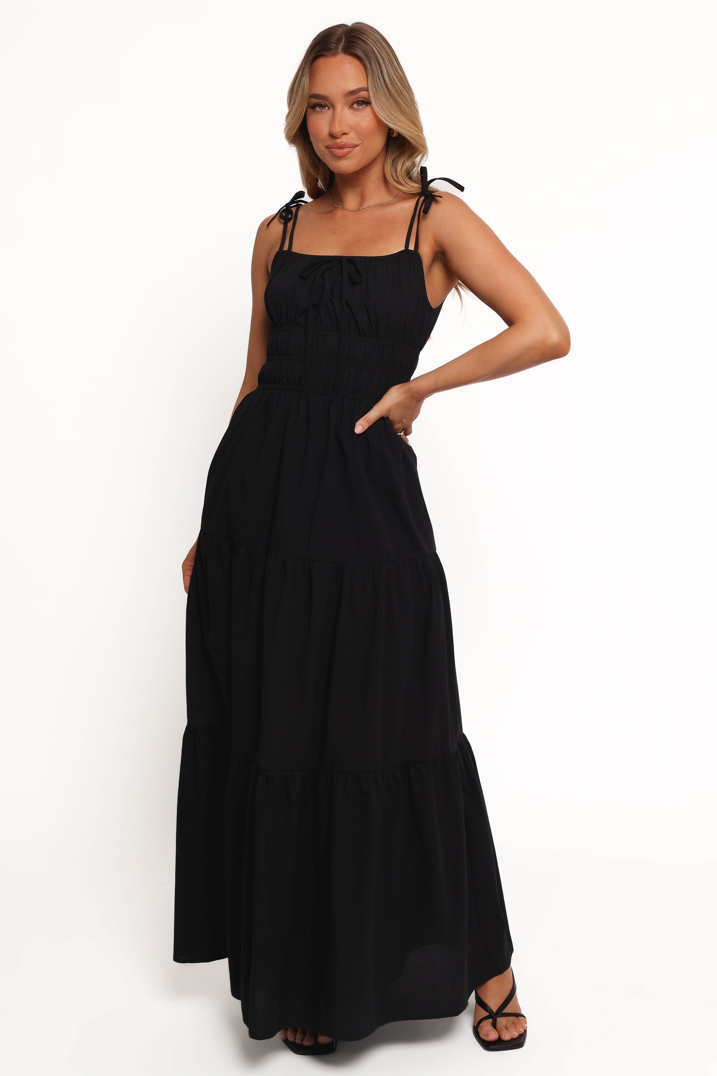 Petal and Pup USA DRESSES Ione Maxi Dress - Black
