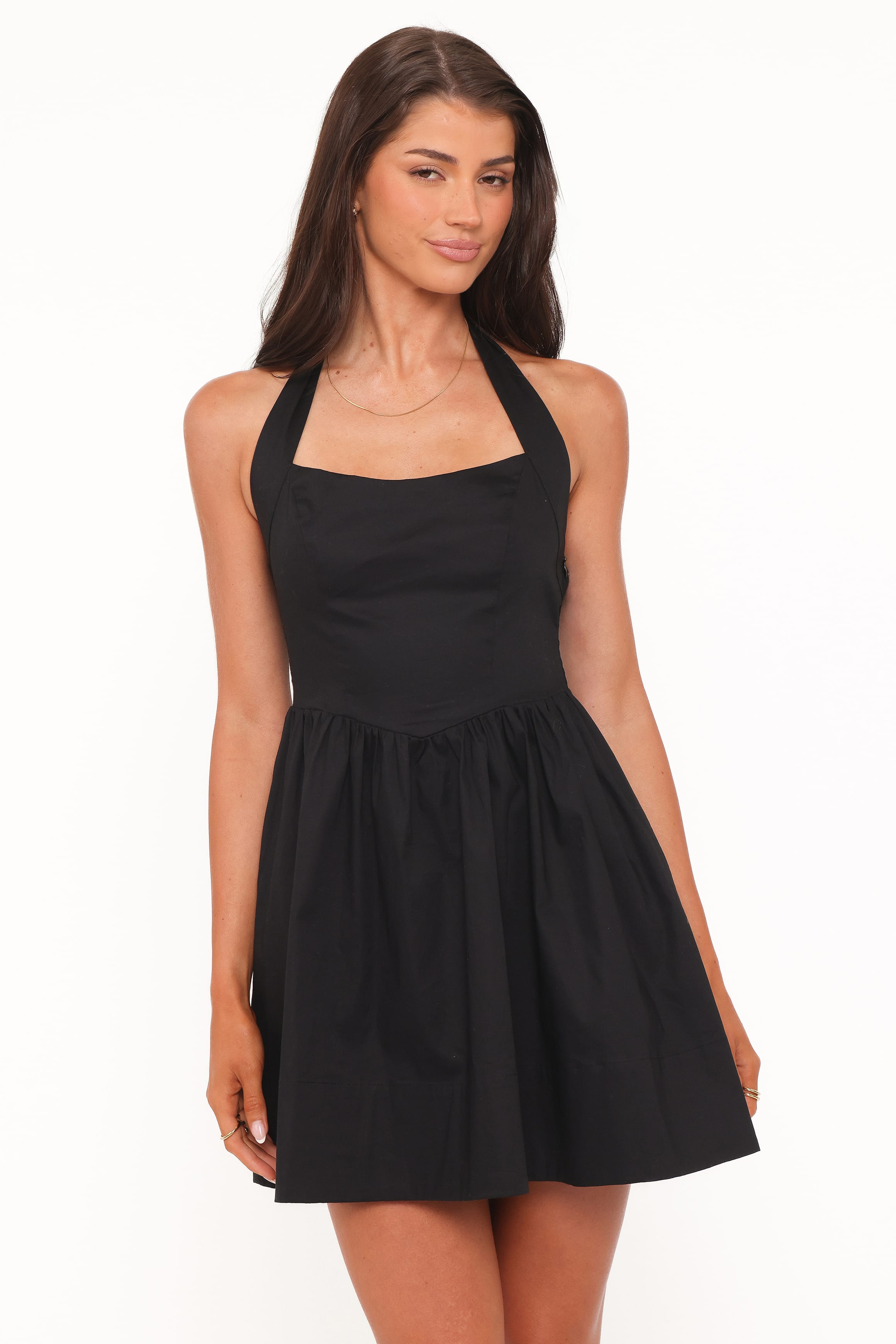 Petal and Pup USA DRESSES Jacinda Mini Dress - Black