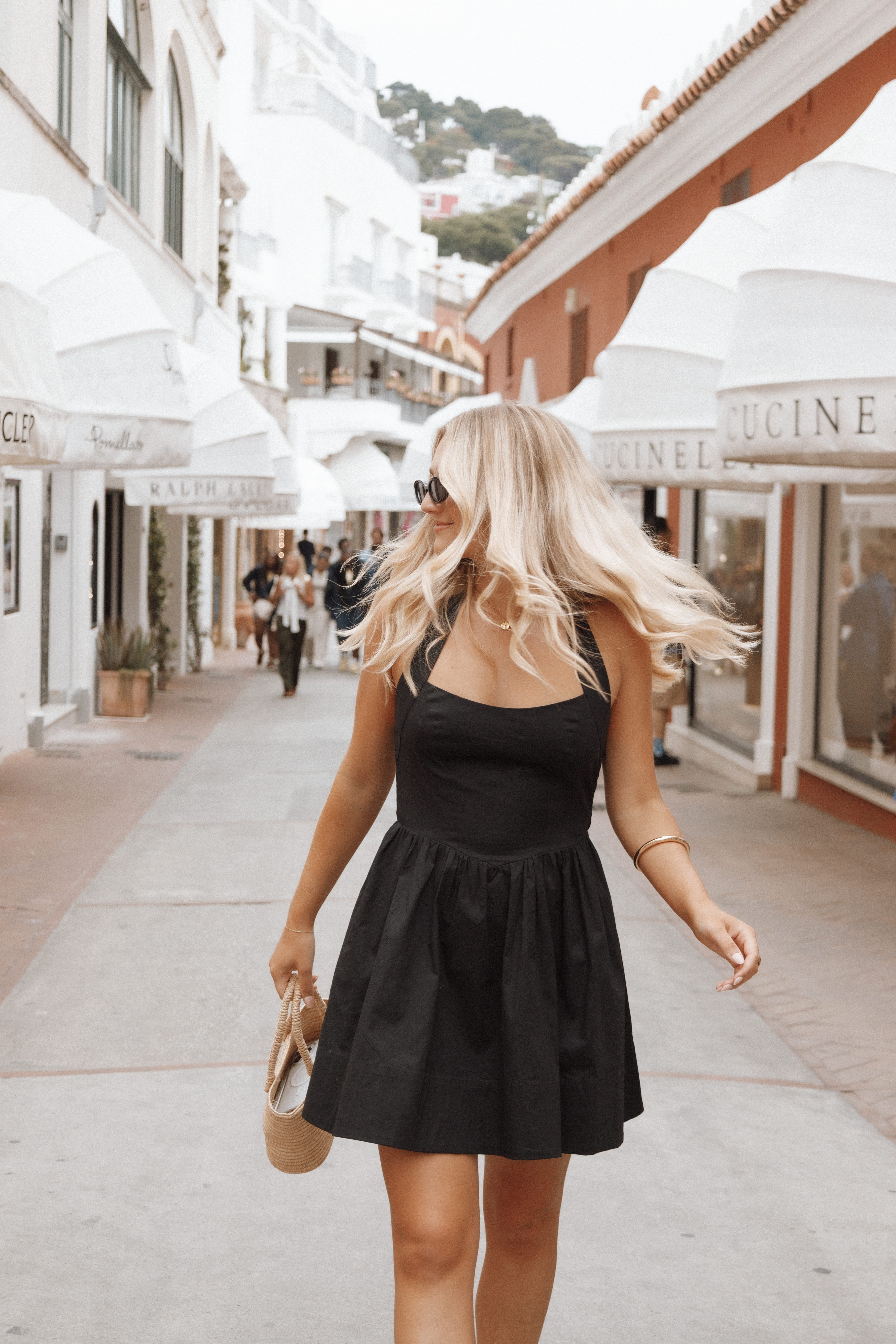 Petal and Pup USA DRESSES Jacinda Mini Dress - Black