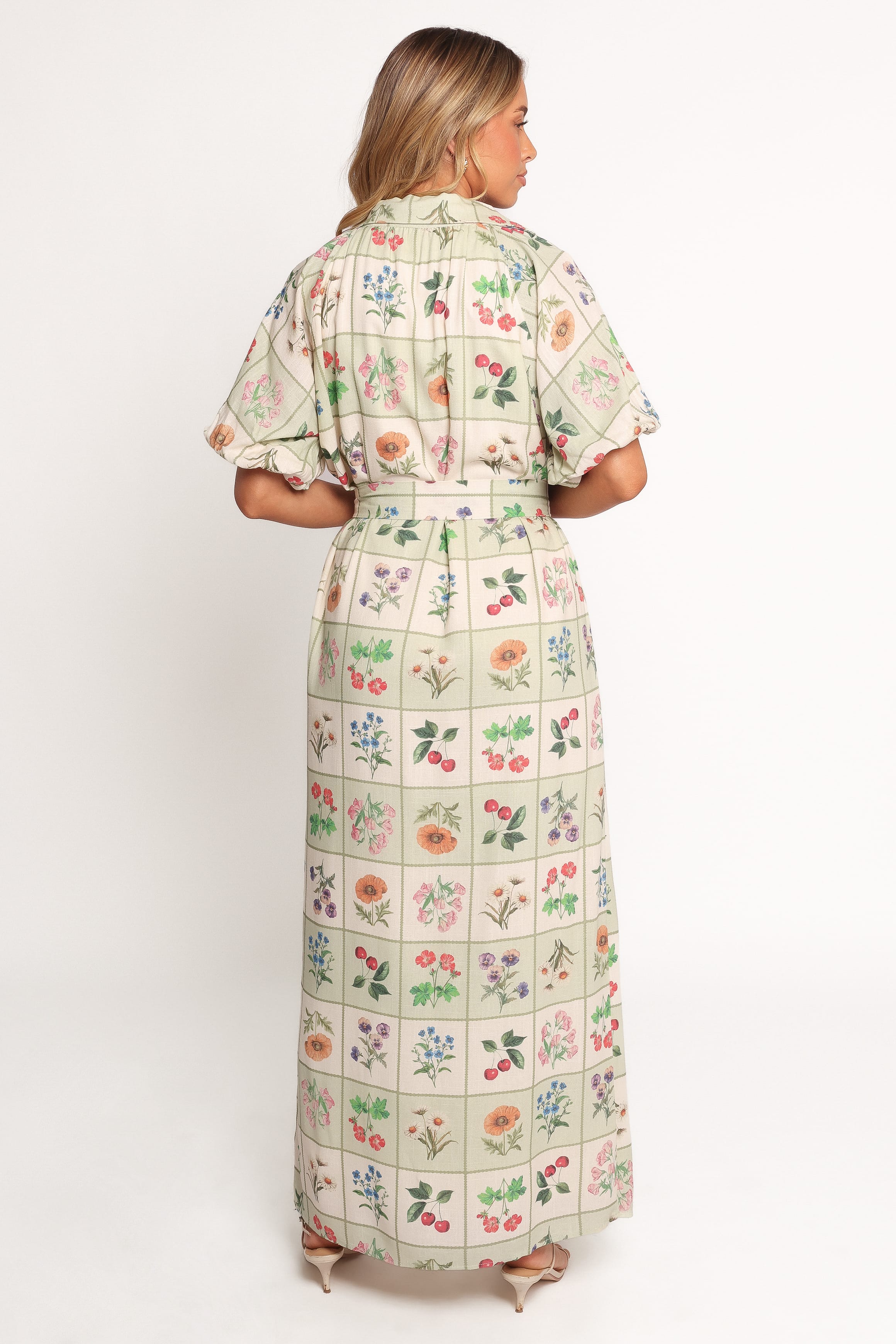 Petal and Pup USA DRESSES James Button Through Maxi Dress - Flower Market (Hold for Amazon)