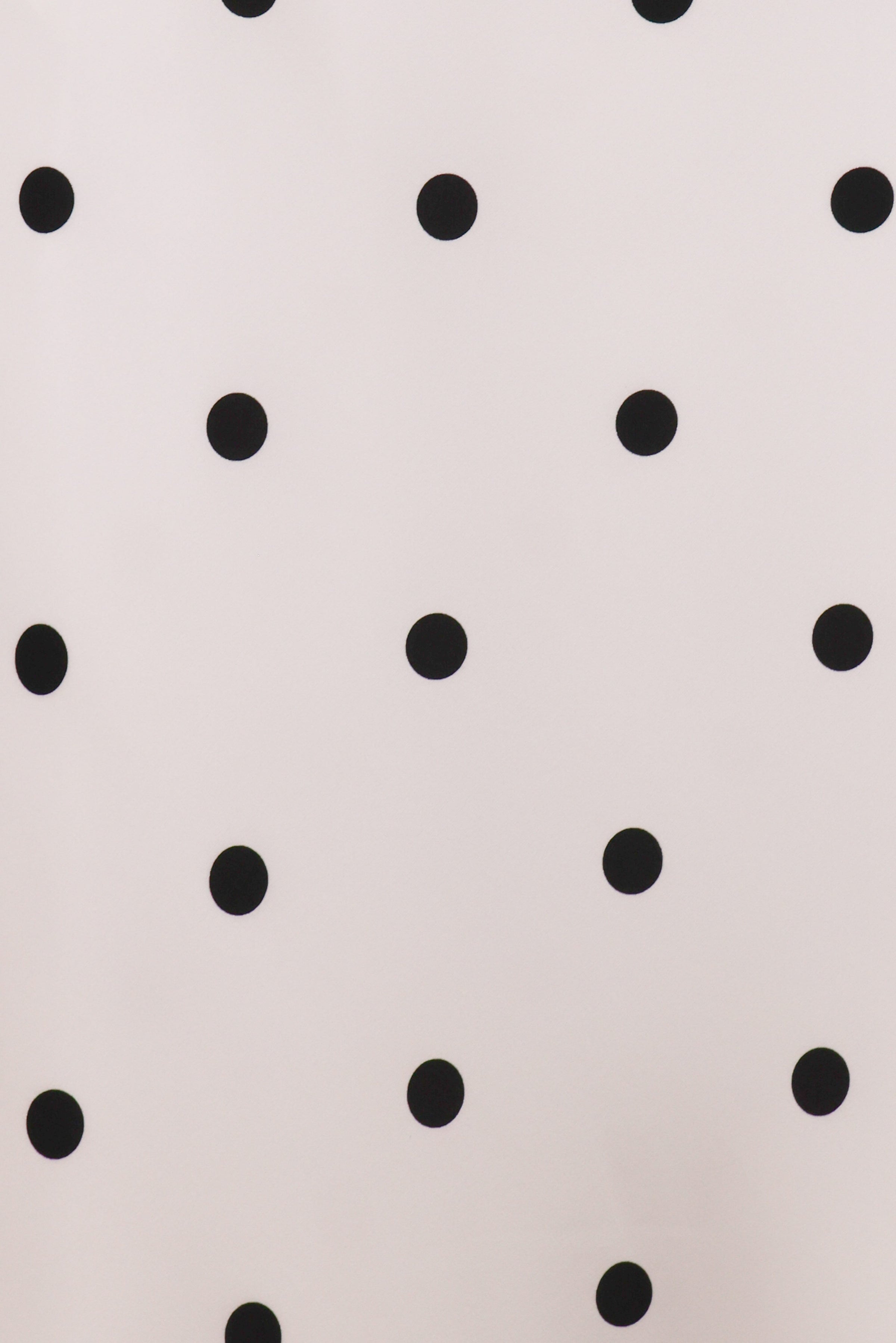 Petal and Pup USA DRESSES Jamila Midi Dress - White Polka Dot