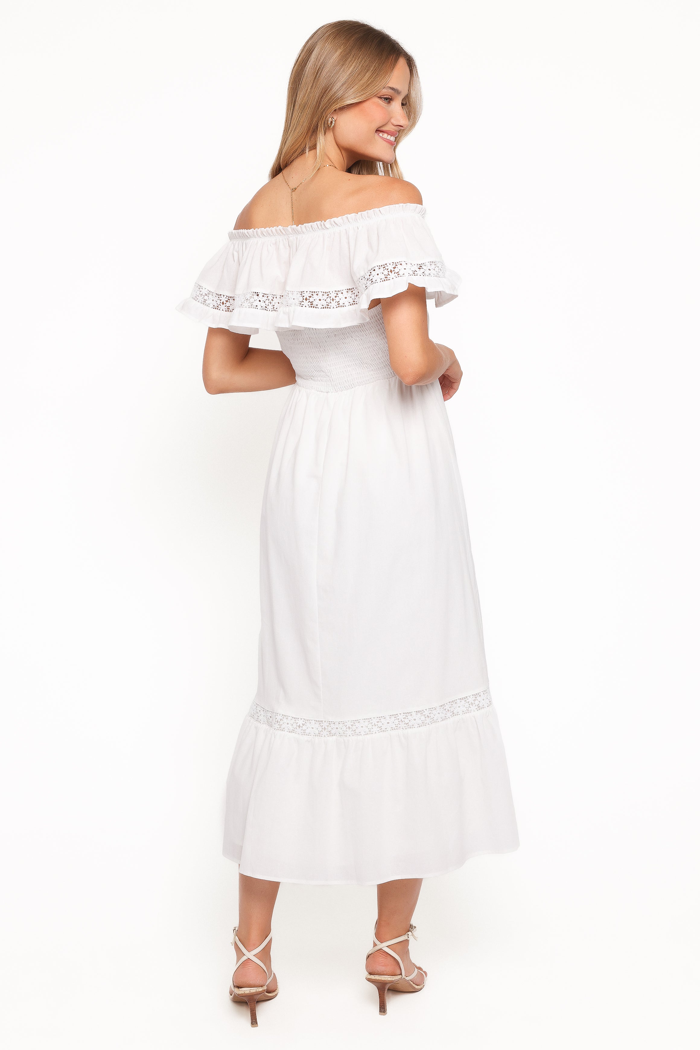 Petal and Pup USA DRESSES Janelle Dress - White