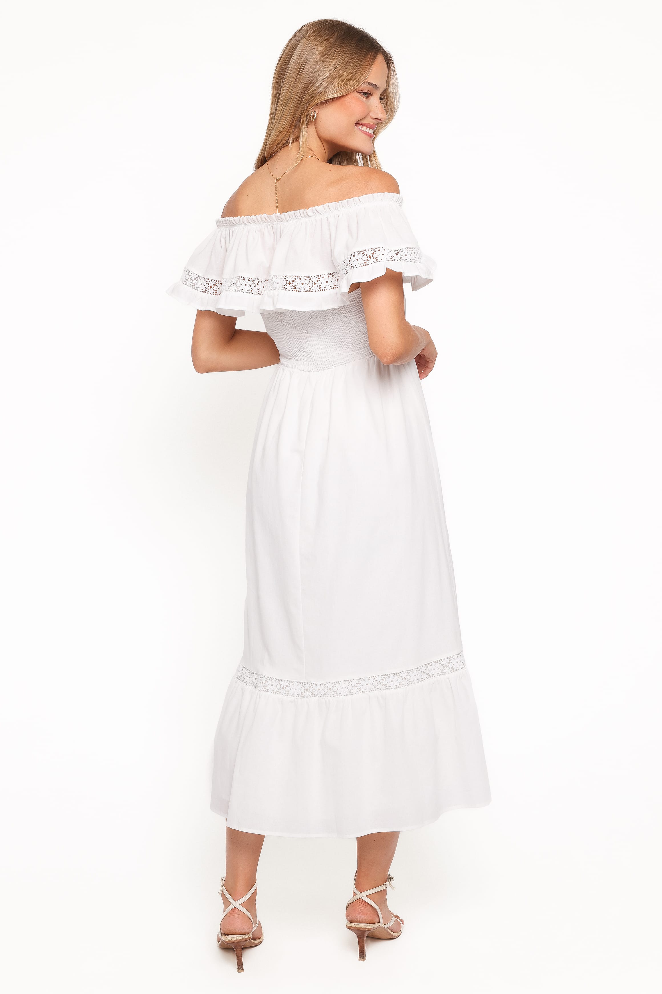 Petal and Pup USA DRESSES Janelle Dress - White