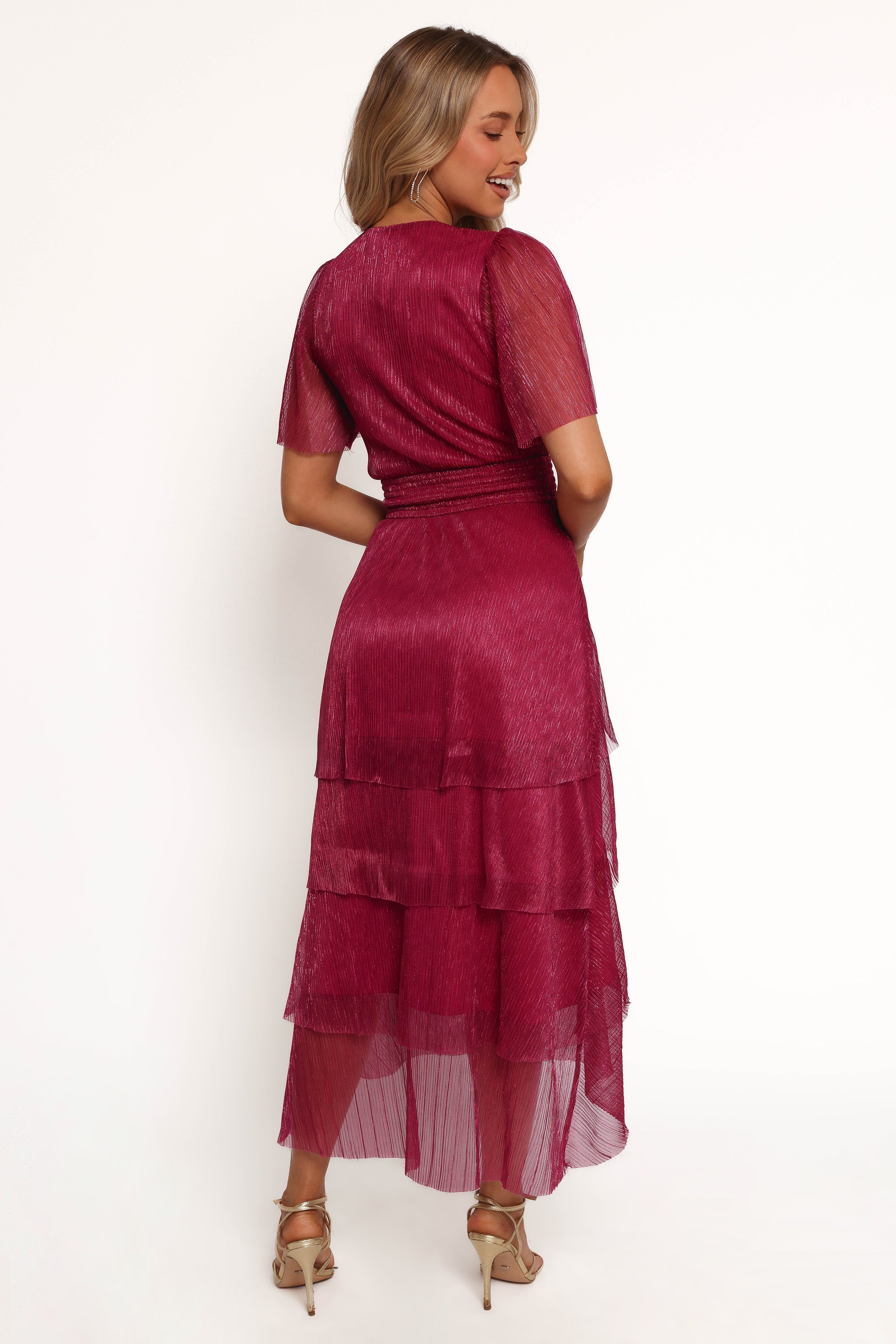 Petal and Pup USA DRESSES Jasmin Midi Dress - Pink