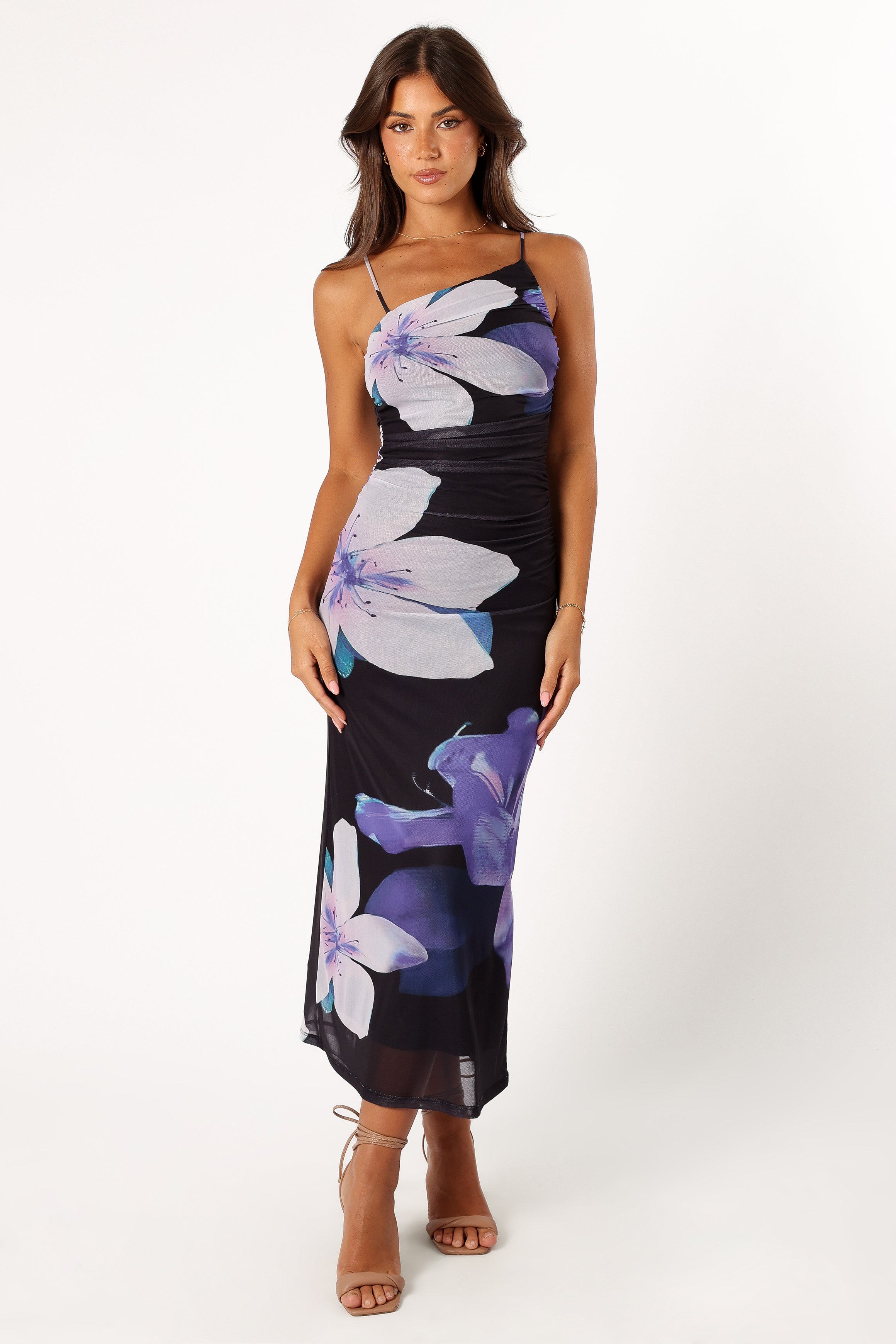 Petal and Pup USA DRESSES Jasmine Maxi Dress - Black Floral