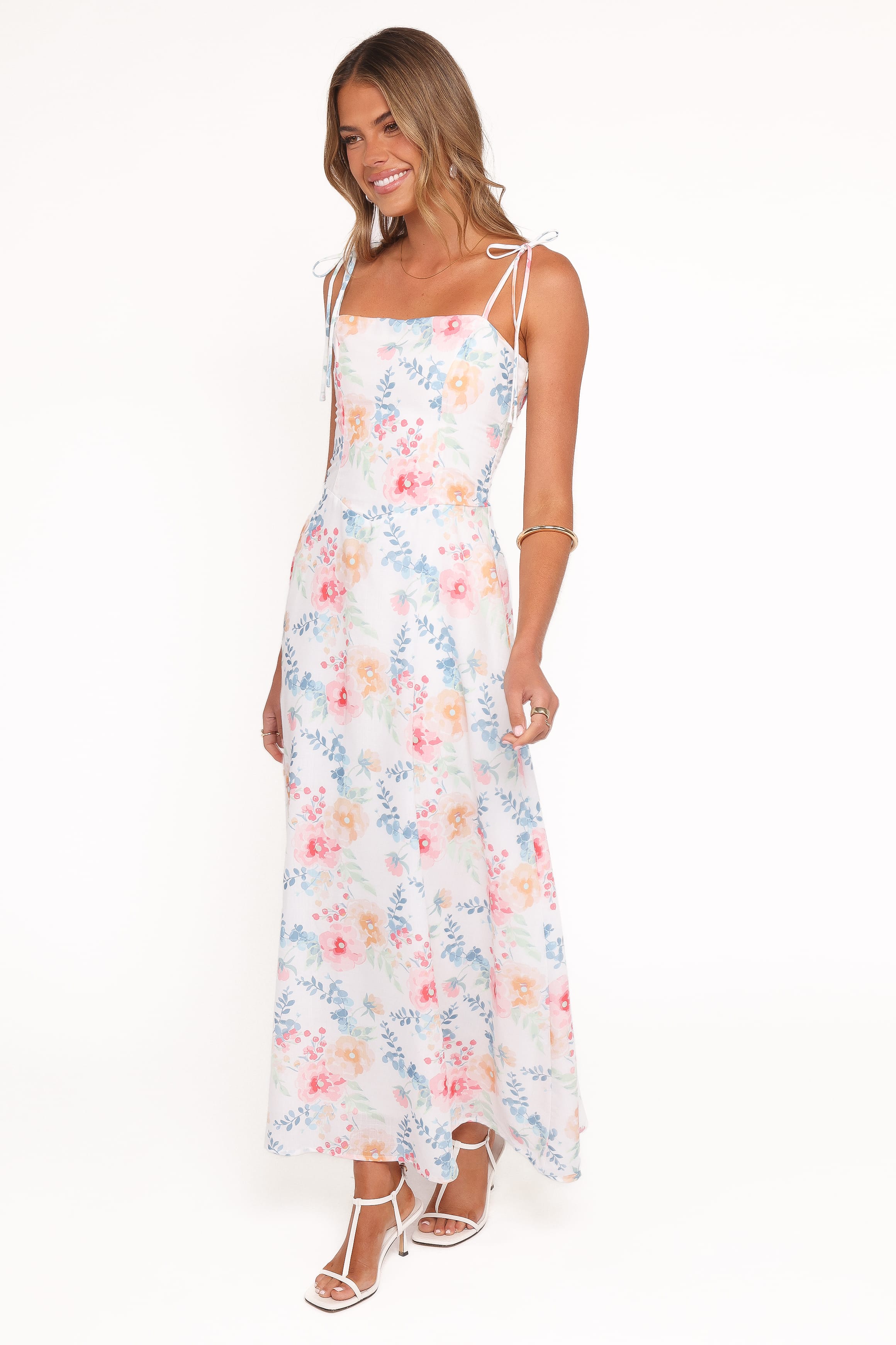Petal and Pup USA DRESSES Jaxon Midi Dress - Floral