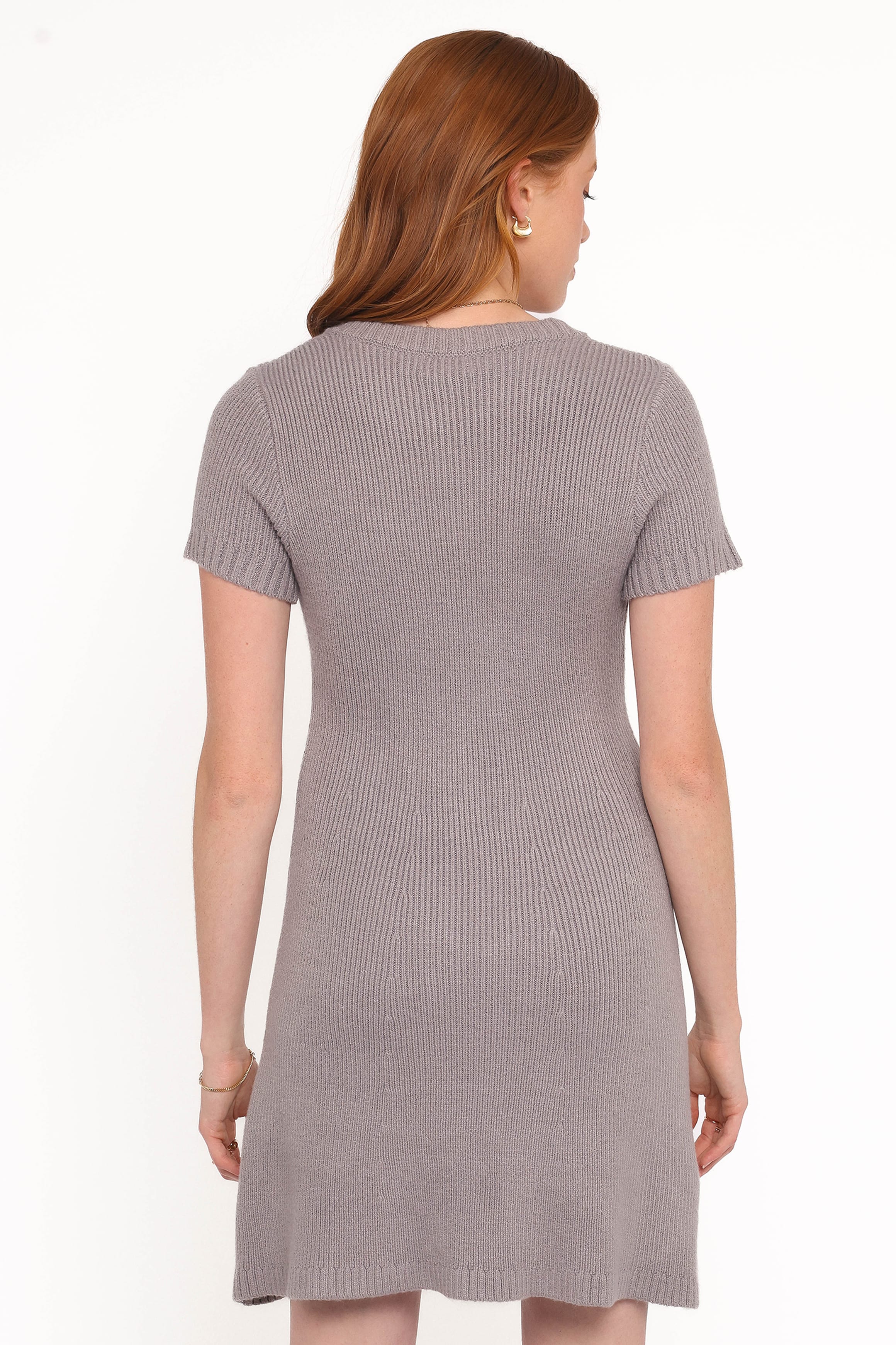 Petal and Pup USA DRESSES Jaxon Mini Dress - Grey