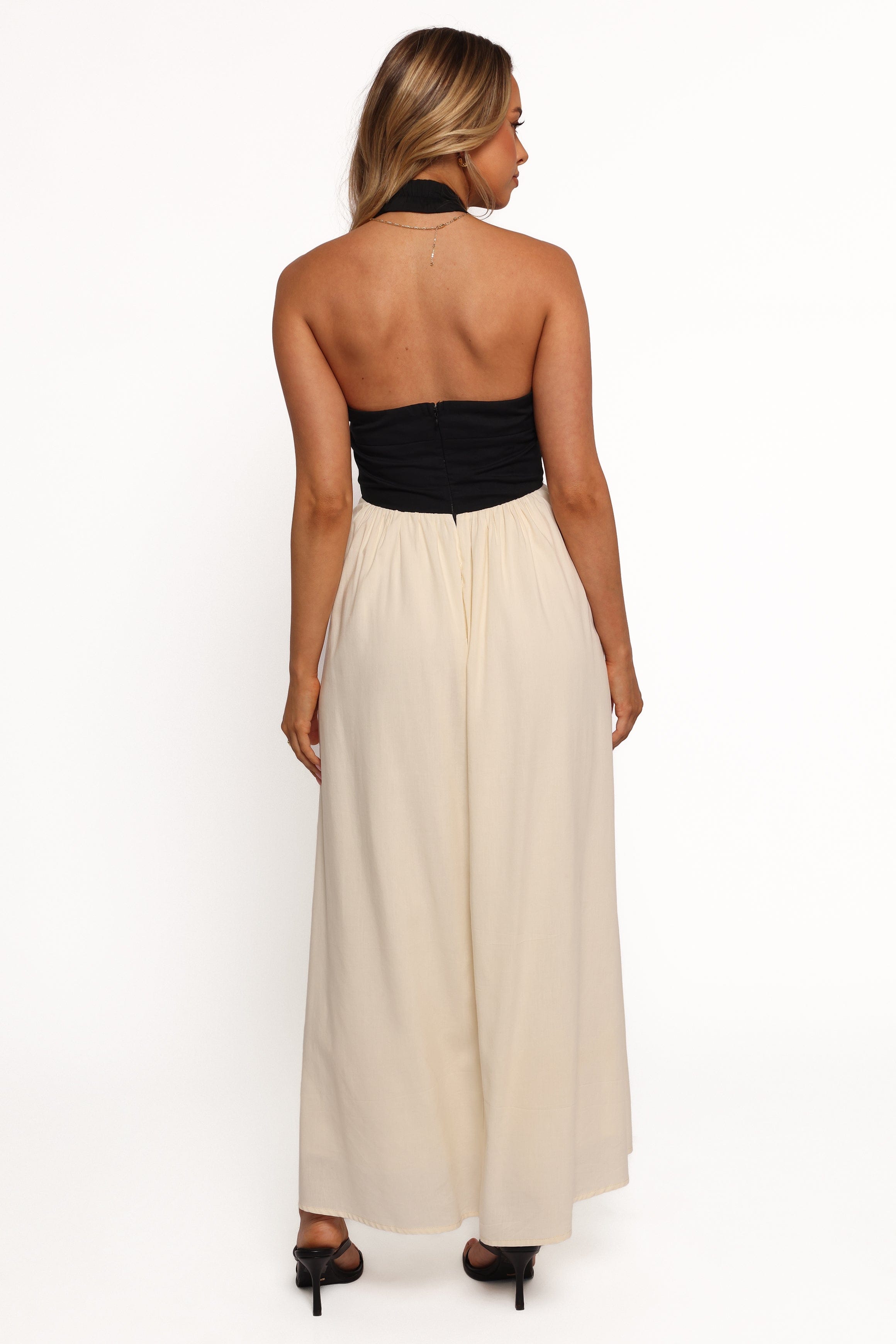 Petal and Pup USA DRESSES Jayden Maxi Dress - Black Cream