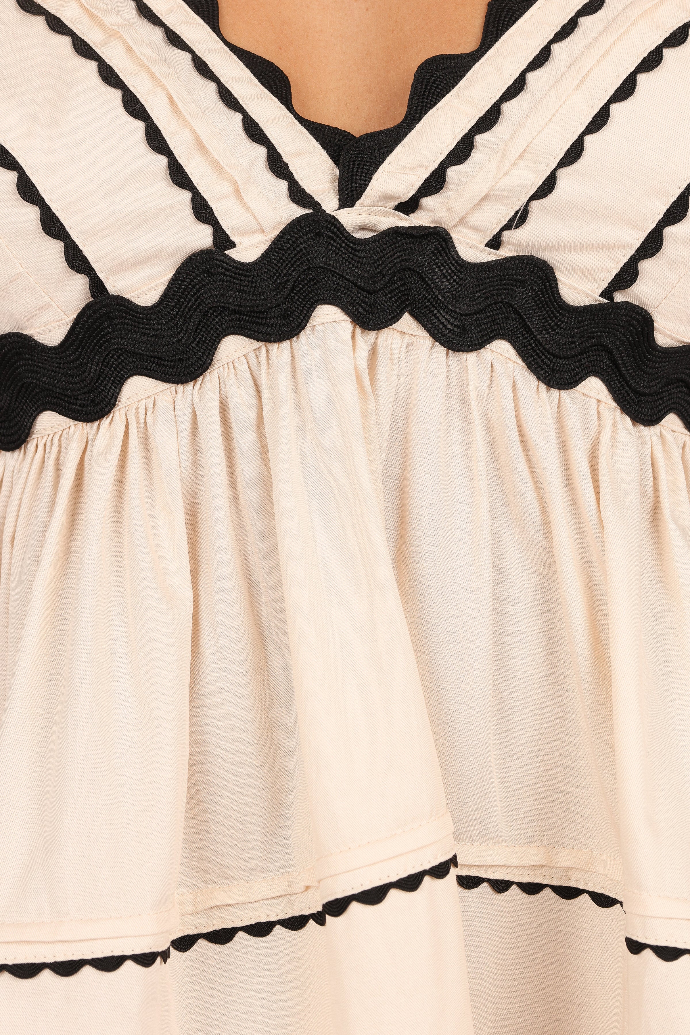 Petal and Pup USA DRESSES Jeanie Midi Dress - Natural