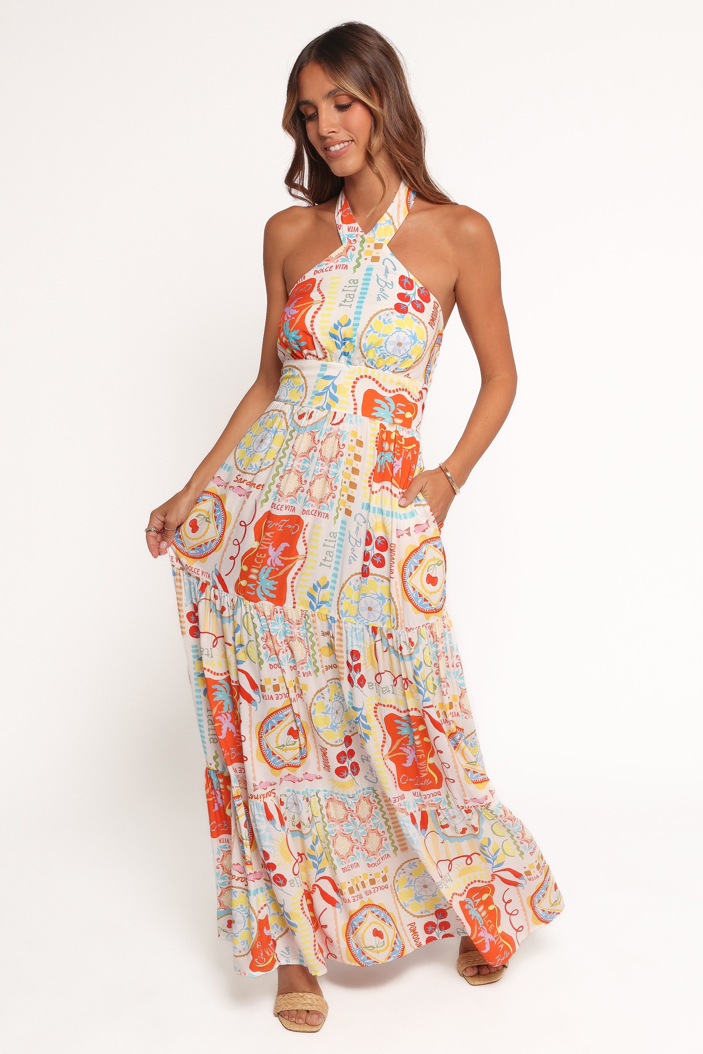 Petal and Pup USA DRESSES Jelena Maxi Dress - Aelia Print (Hold for Rack)