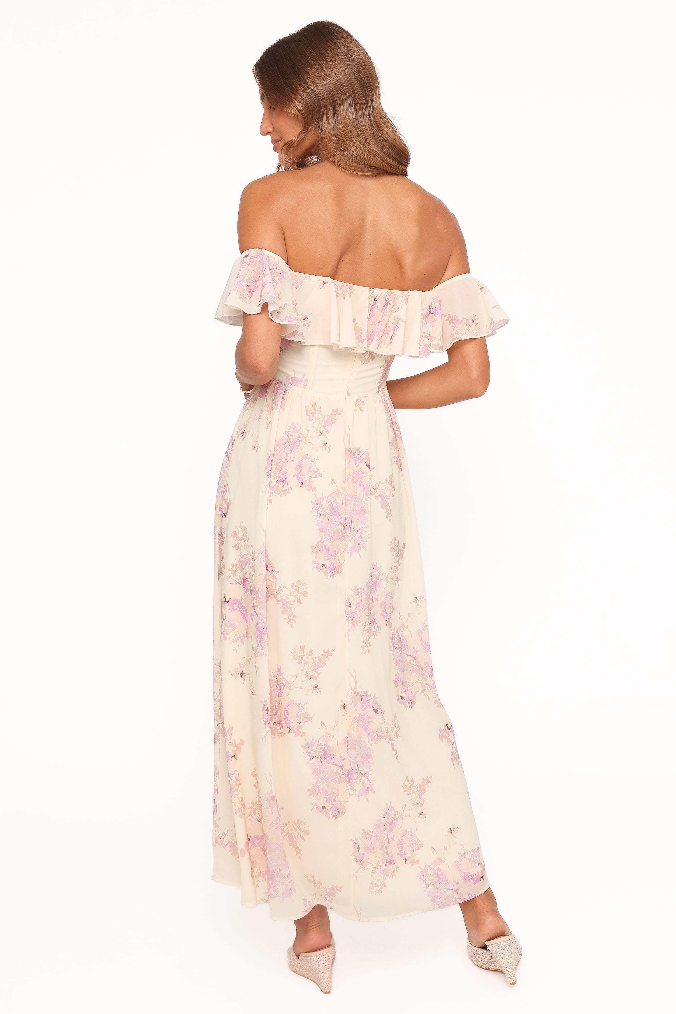 Petal and Pup USA DRESSES Jemira Maxi Dress - Lavender Floral
