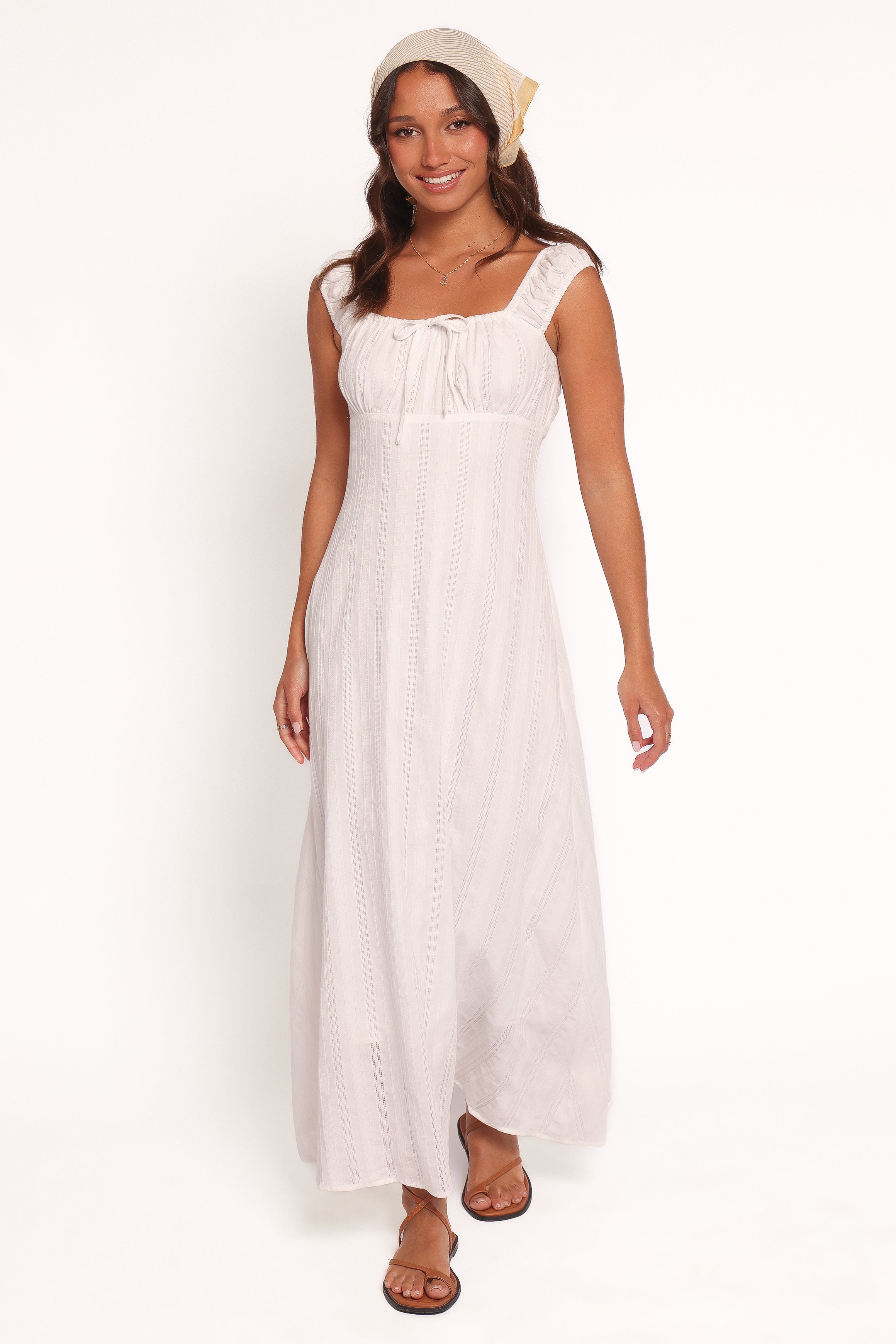 Petal and Pup USA DRESSES Jessalyn Maxi Dress - White