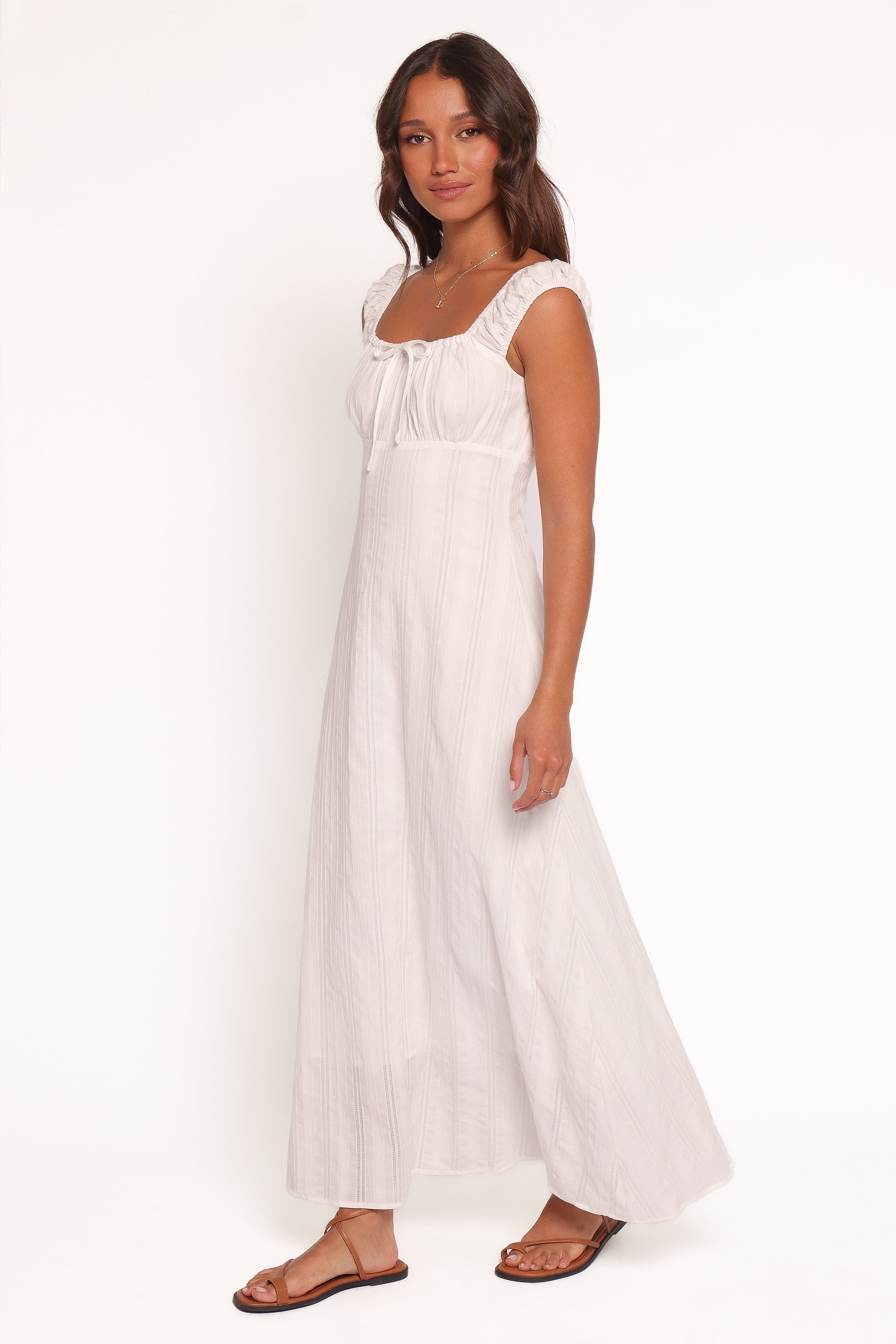 Petal and Pup USA DRESSES Jessalyn Maxi Dress - White