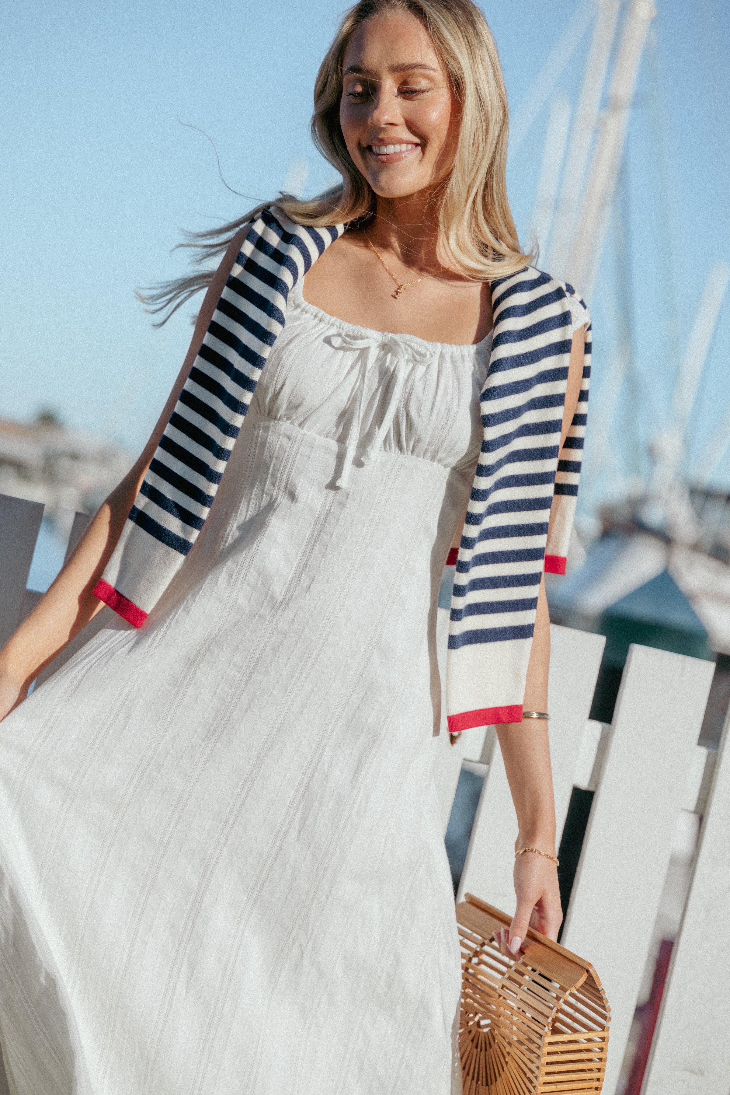 Petal and Pup USA DRESSES Jessalyn Maxi Dress - White