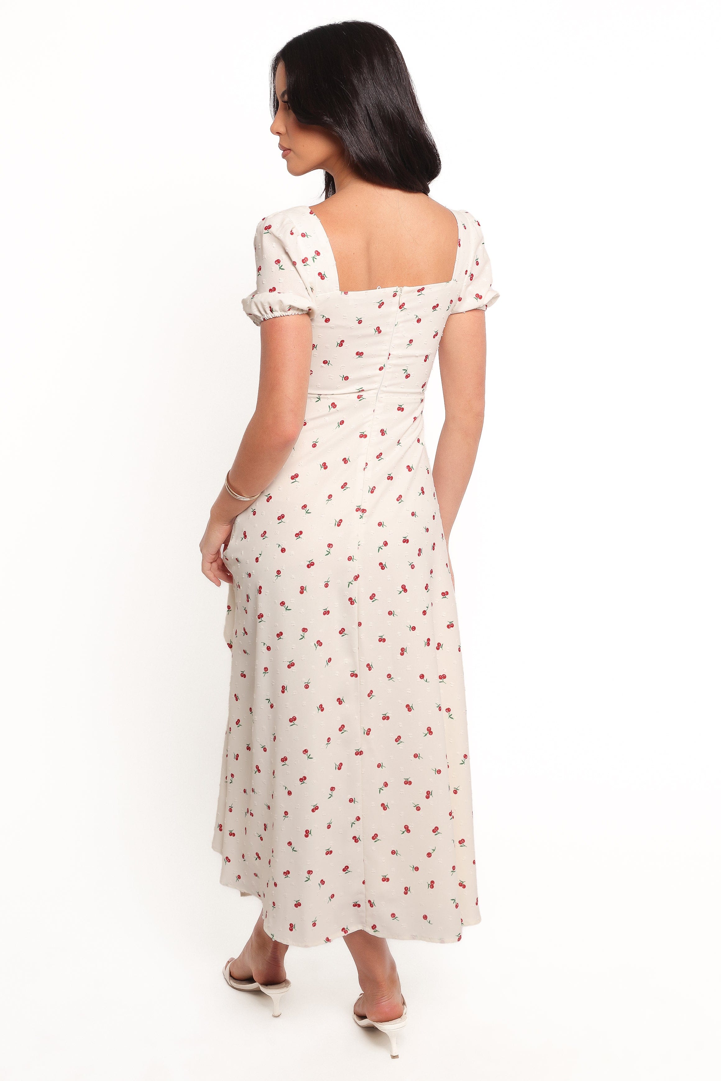 Petal and Pup USA DRESSES Jill Midi Dress - Cherry Print