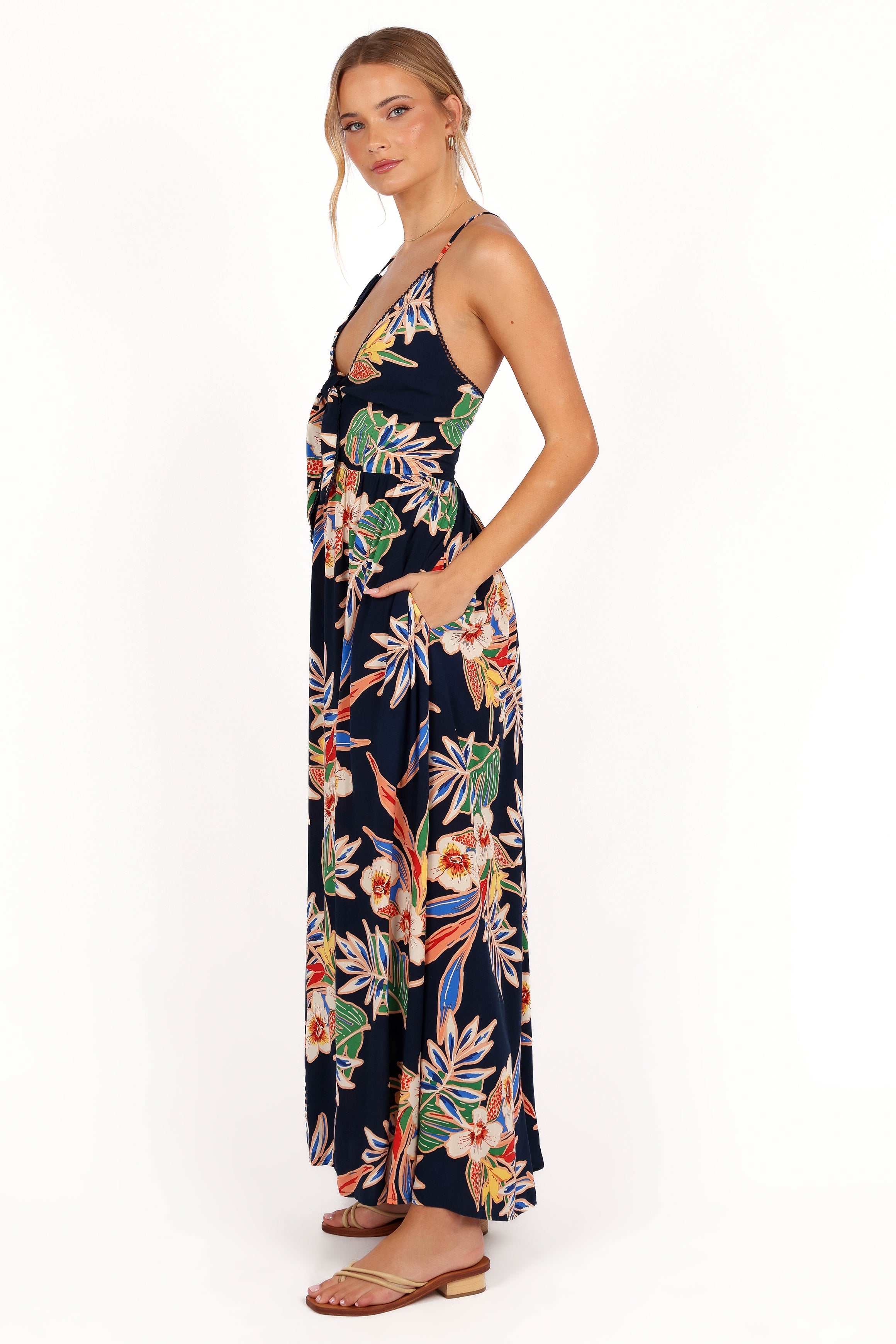 Petal and Pup USA DRESSES Jodie Maxi Dress - Oceana Garden