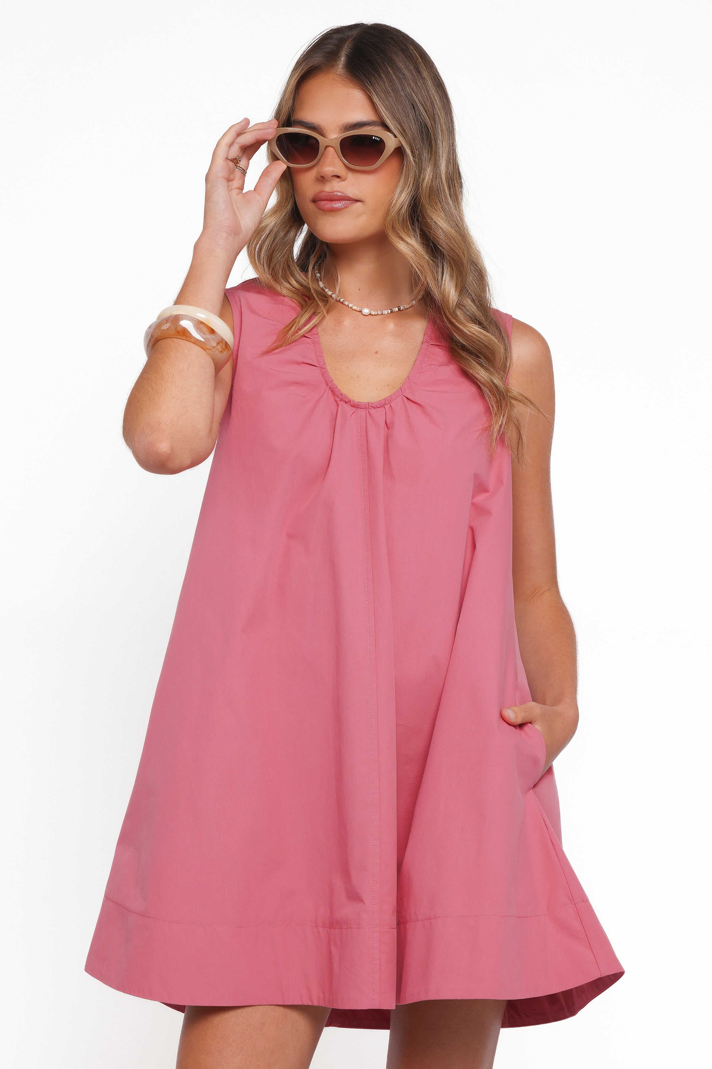 Petal and Pup USA DRESSES Jorah Mini Dress - Petal Pink