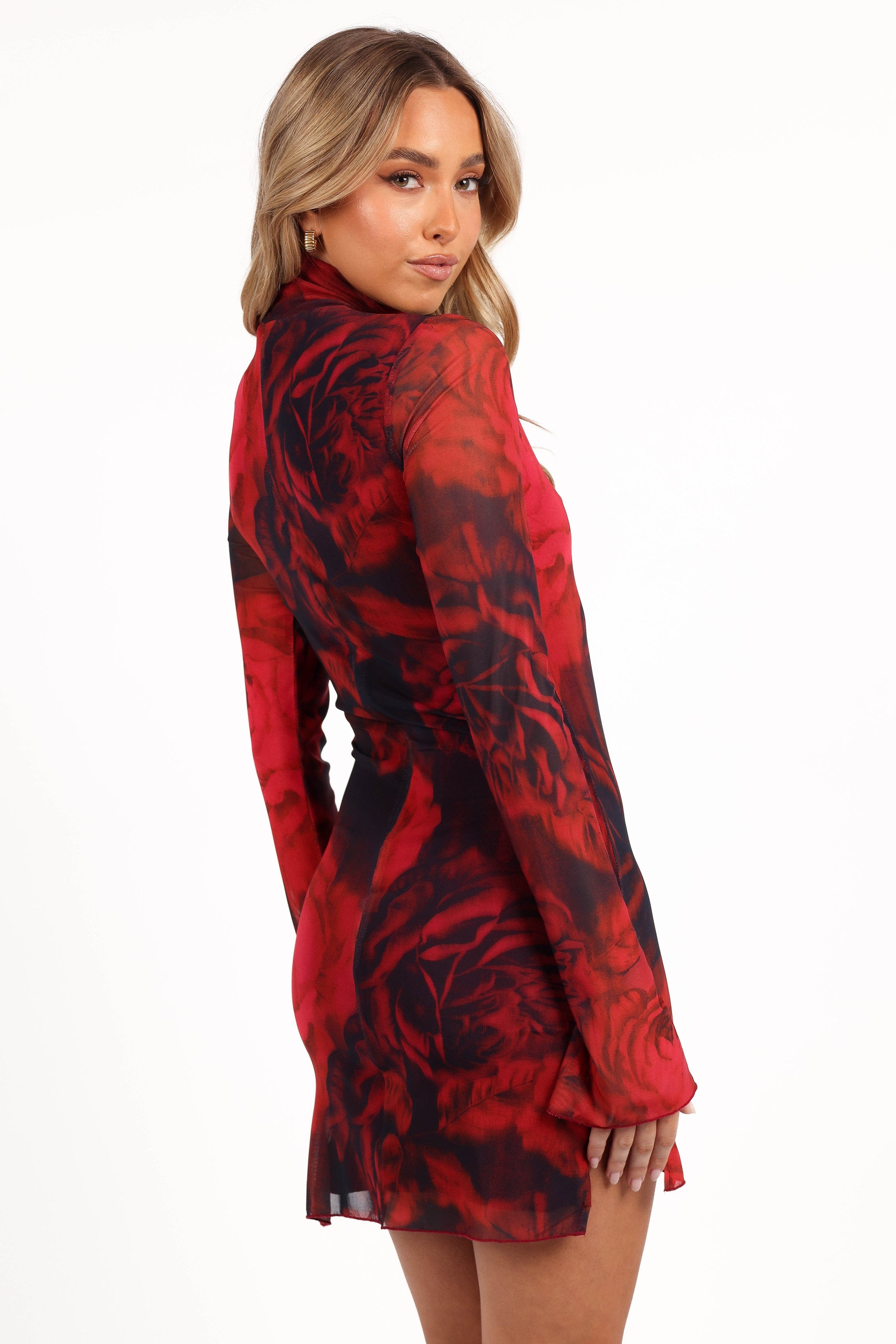 Petal and Pup USA DRESSES Jordi Mini Dress - Giovanna Rose Print