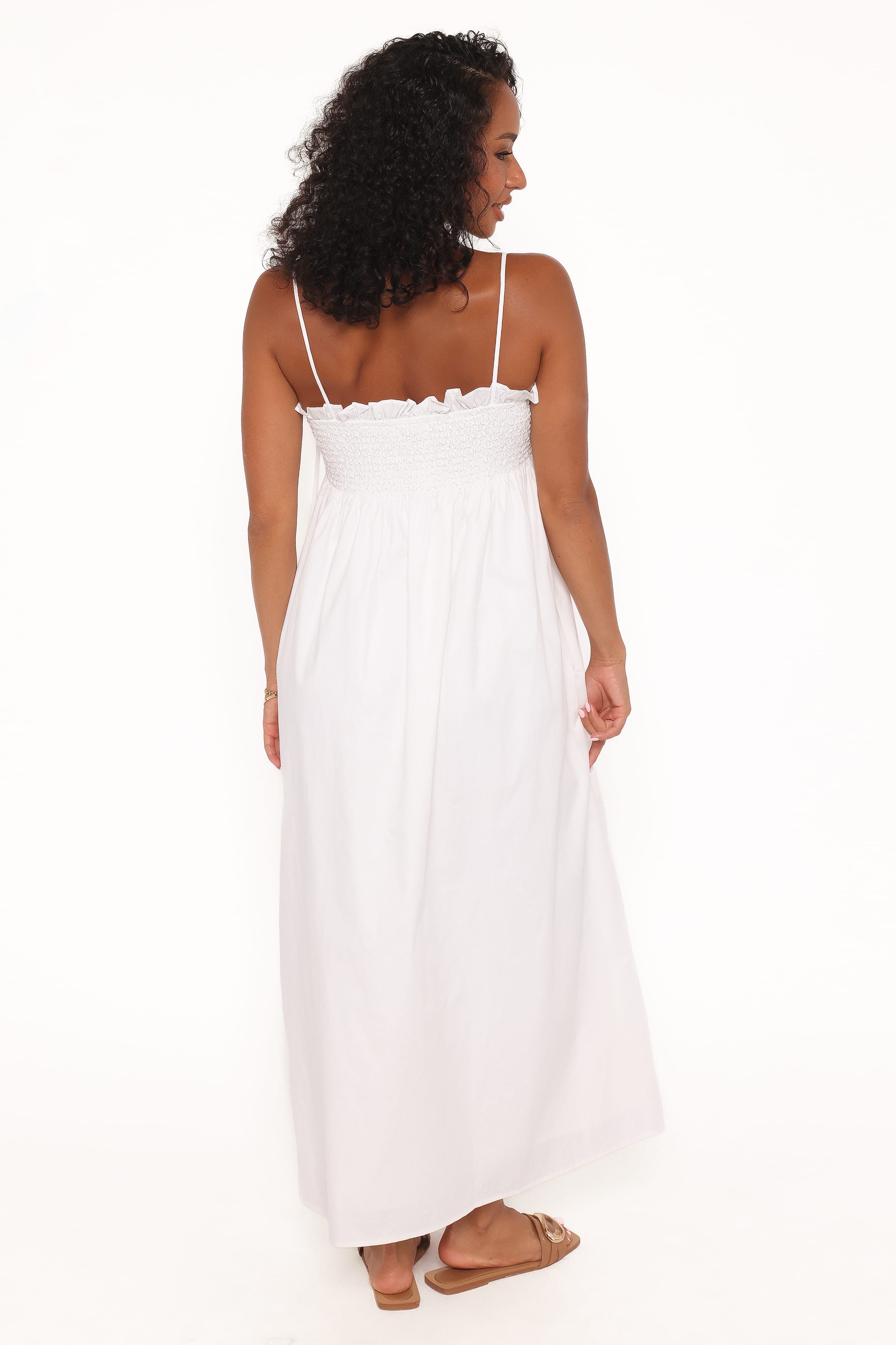 Petal and Pup USA DRESSES Josie Maxi Dress - White