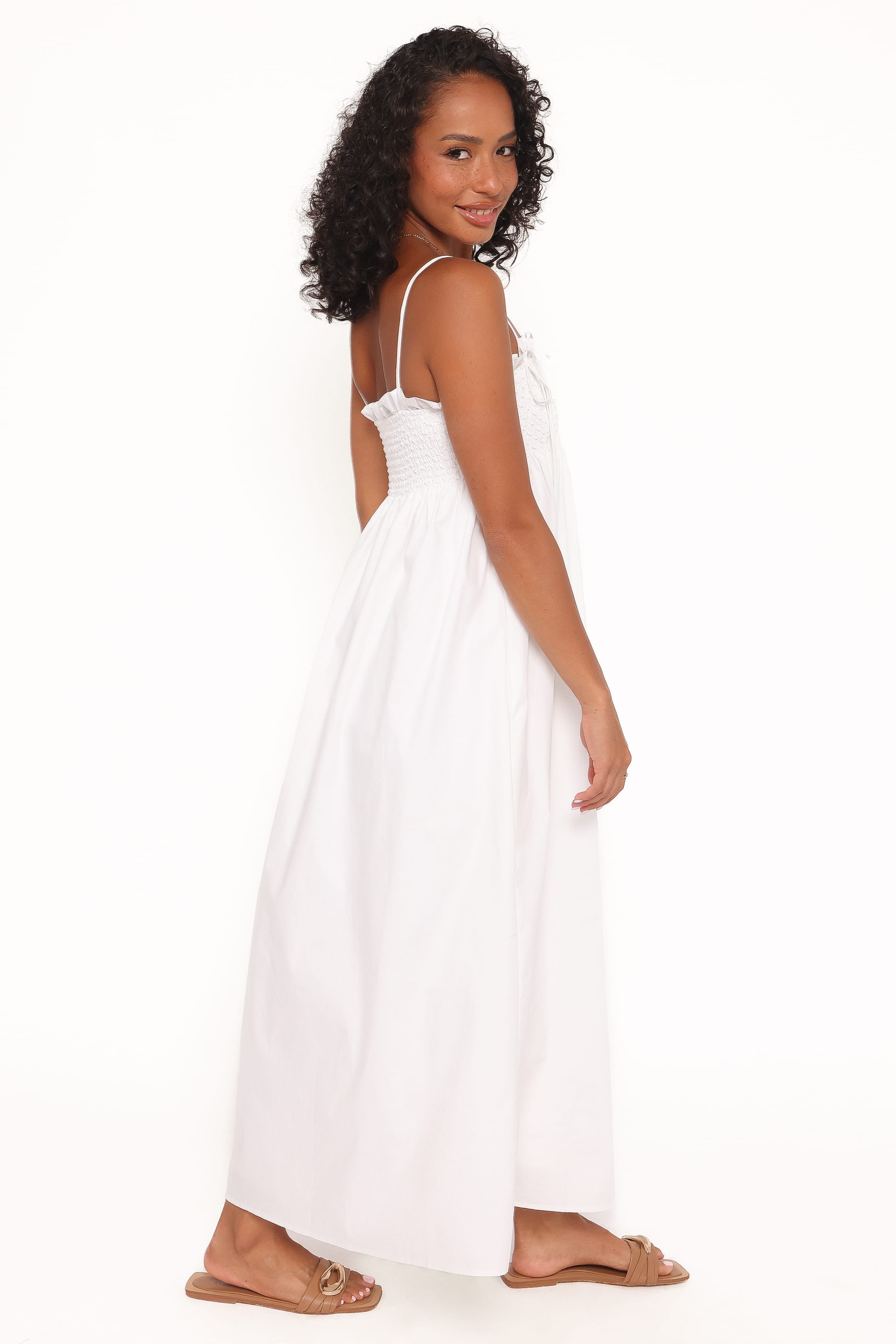 Petal and Pup USA DRESSES Josie Maxi Dress - White
