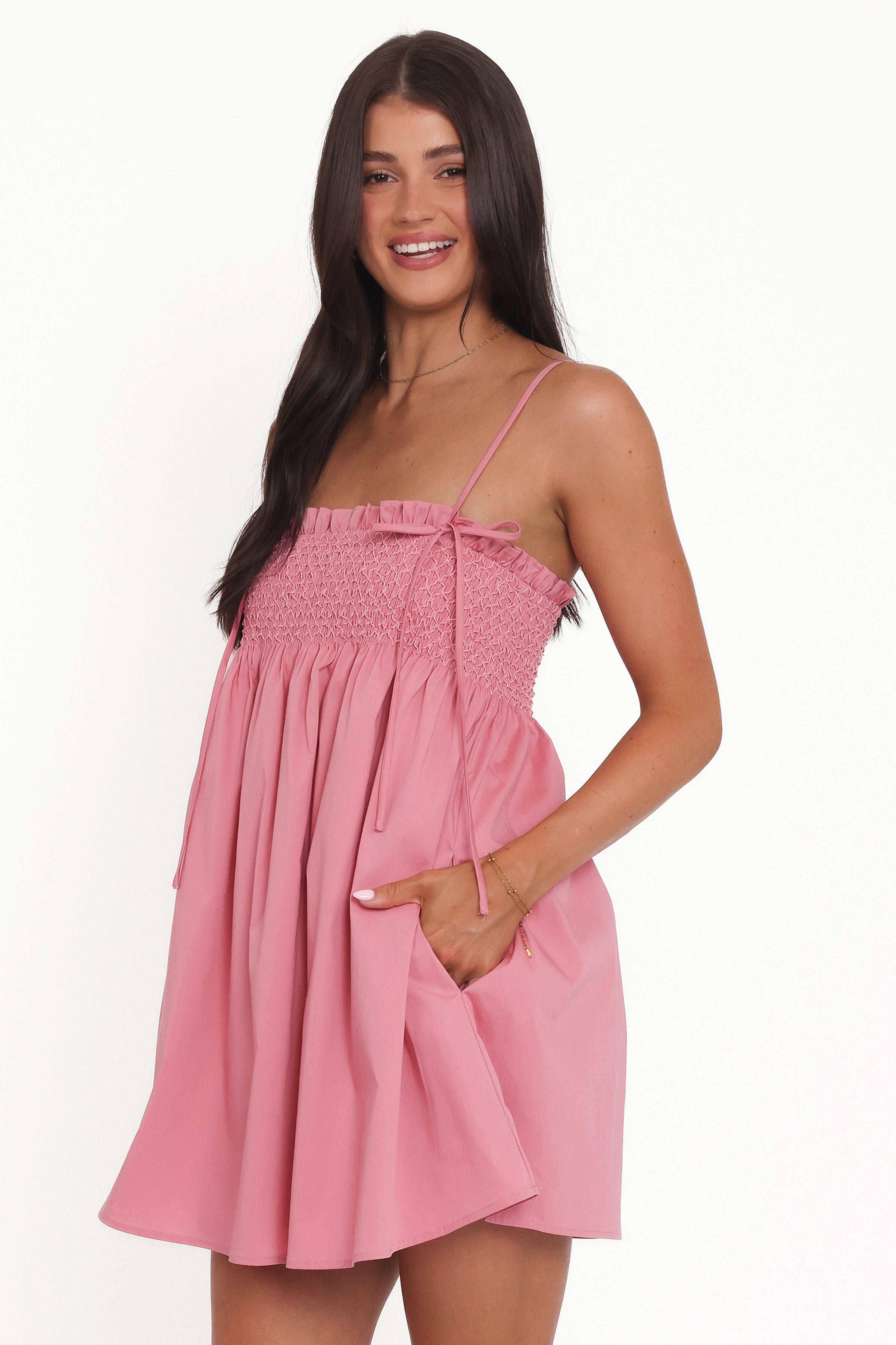 Petal and Pup USA DRESSES Josie Mini Dress - Pink