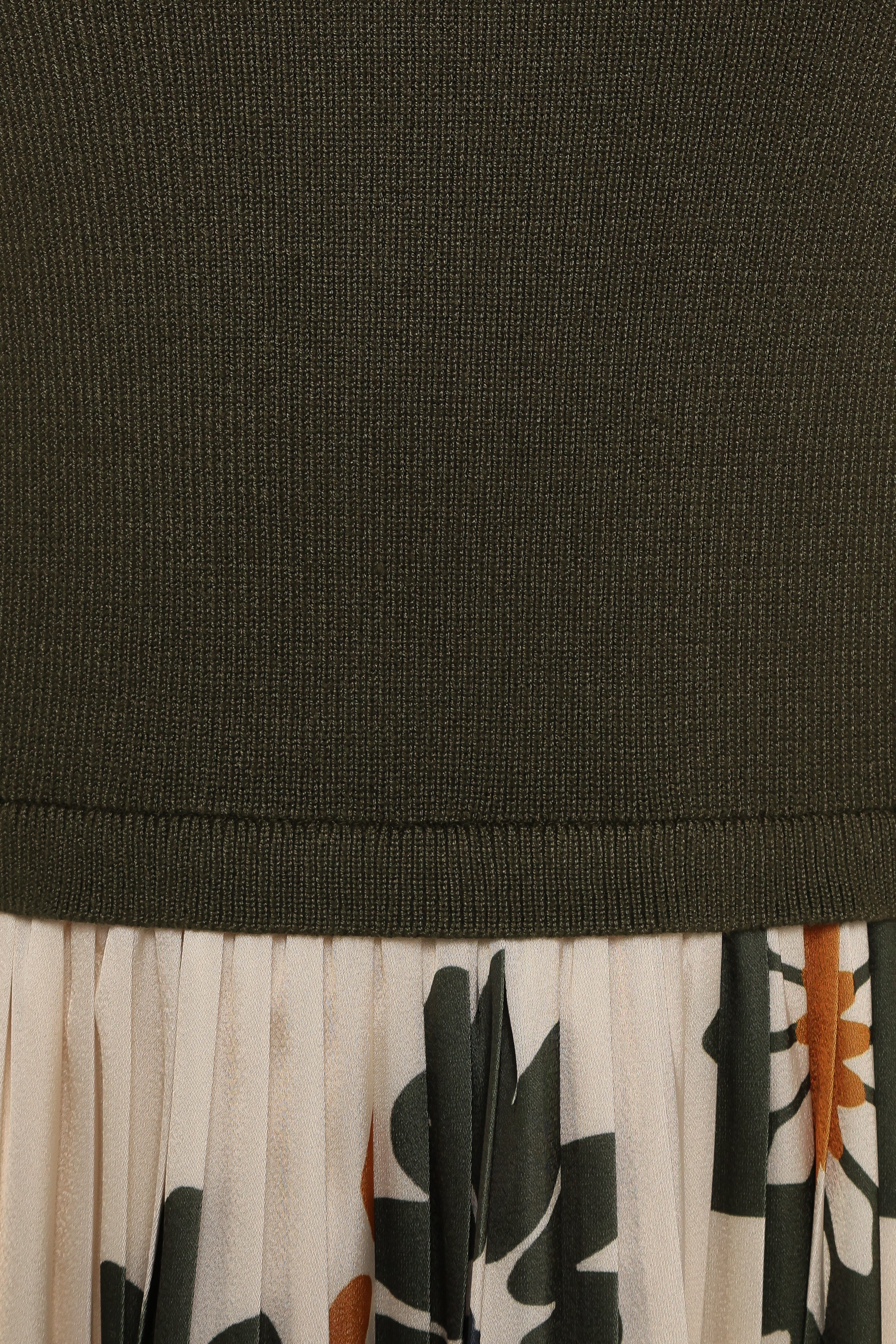 Petal and Pup USA DRESSES June Midi Dress - Cream/Olive