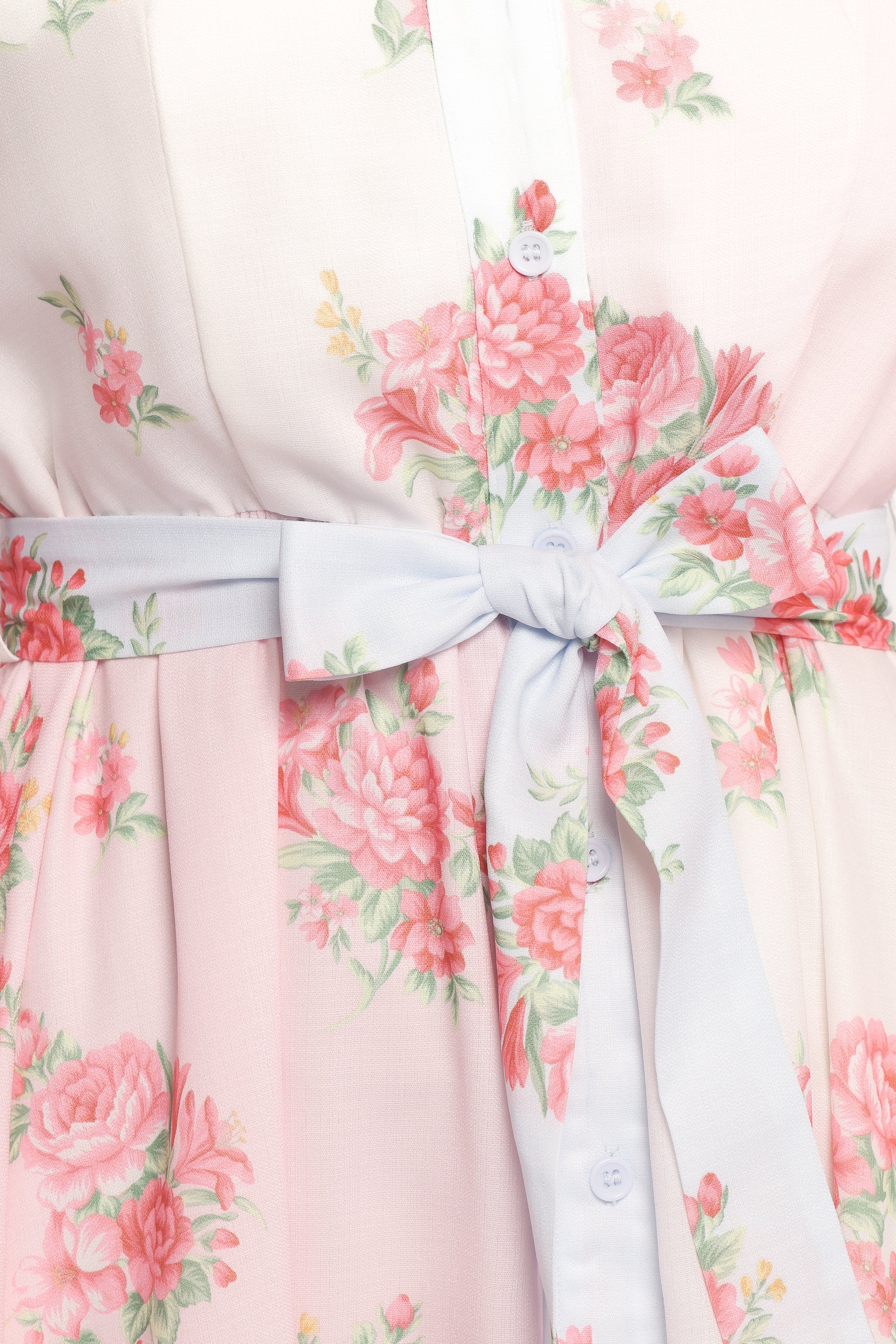 Petal and Pup USA DRESSES Juni Button Up Maxi Dress - Floral