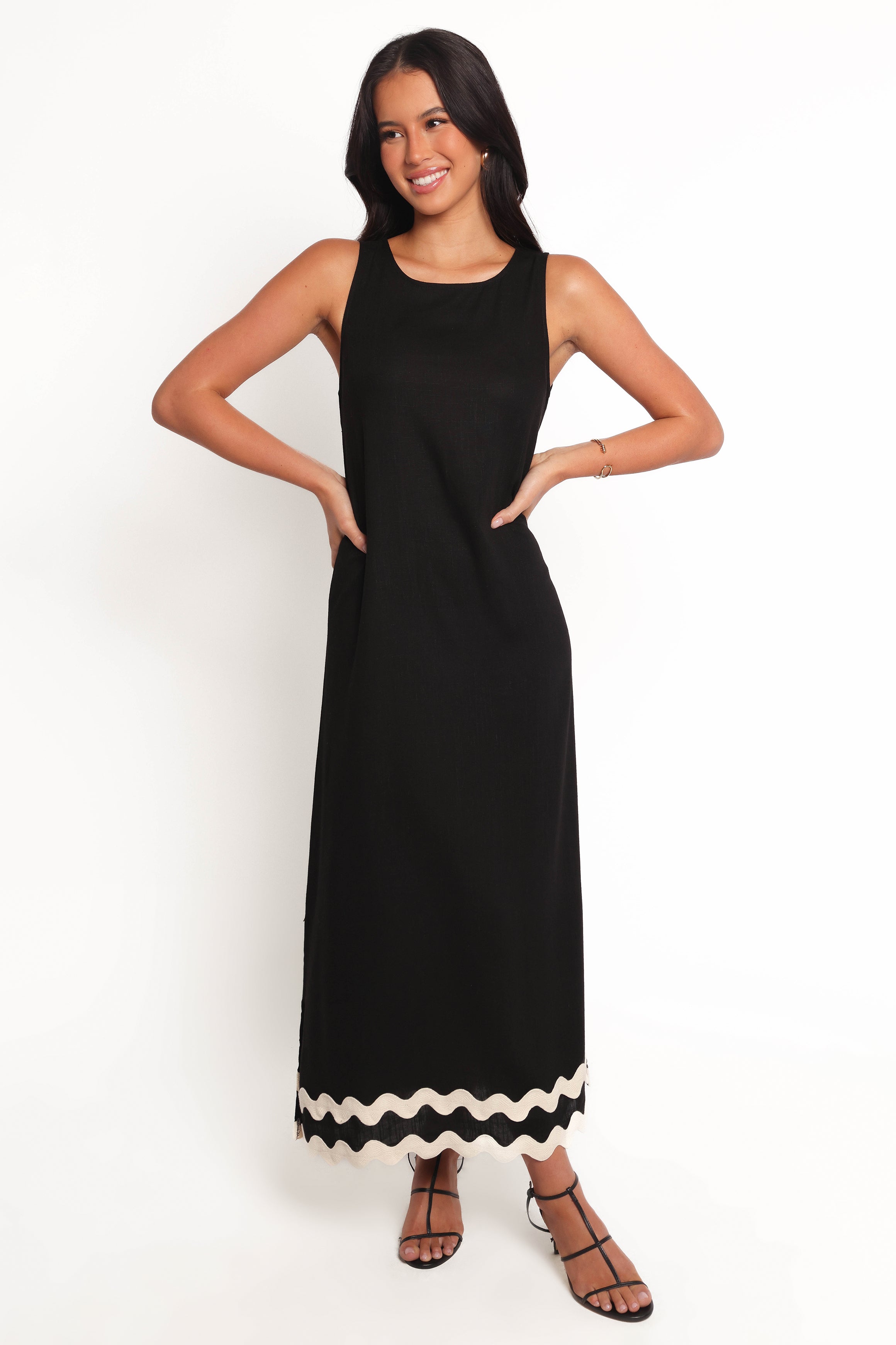 Petal and Pup USA DRESSES Juno Maxi Dress - Black